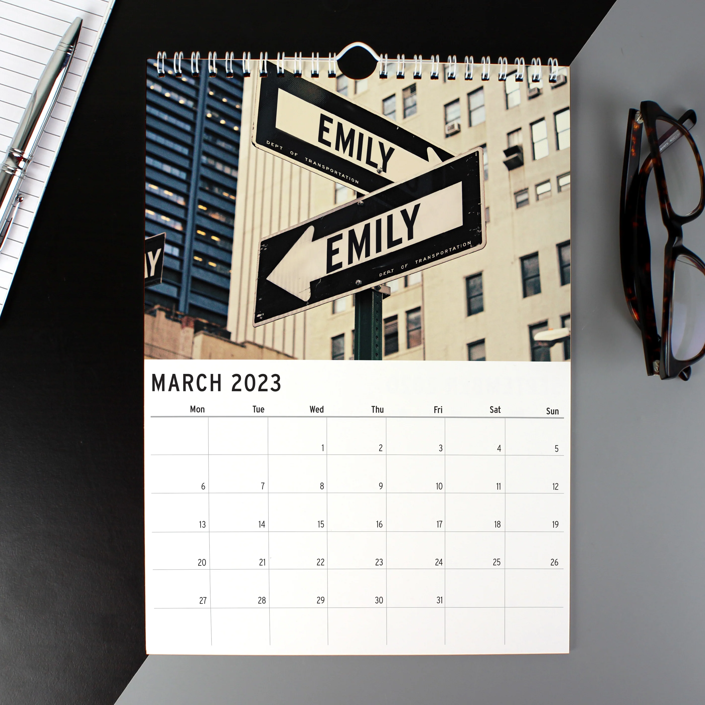 Personalised A4 New York Calendar - Image 2