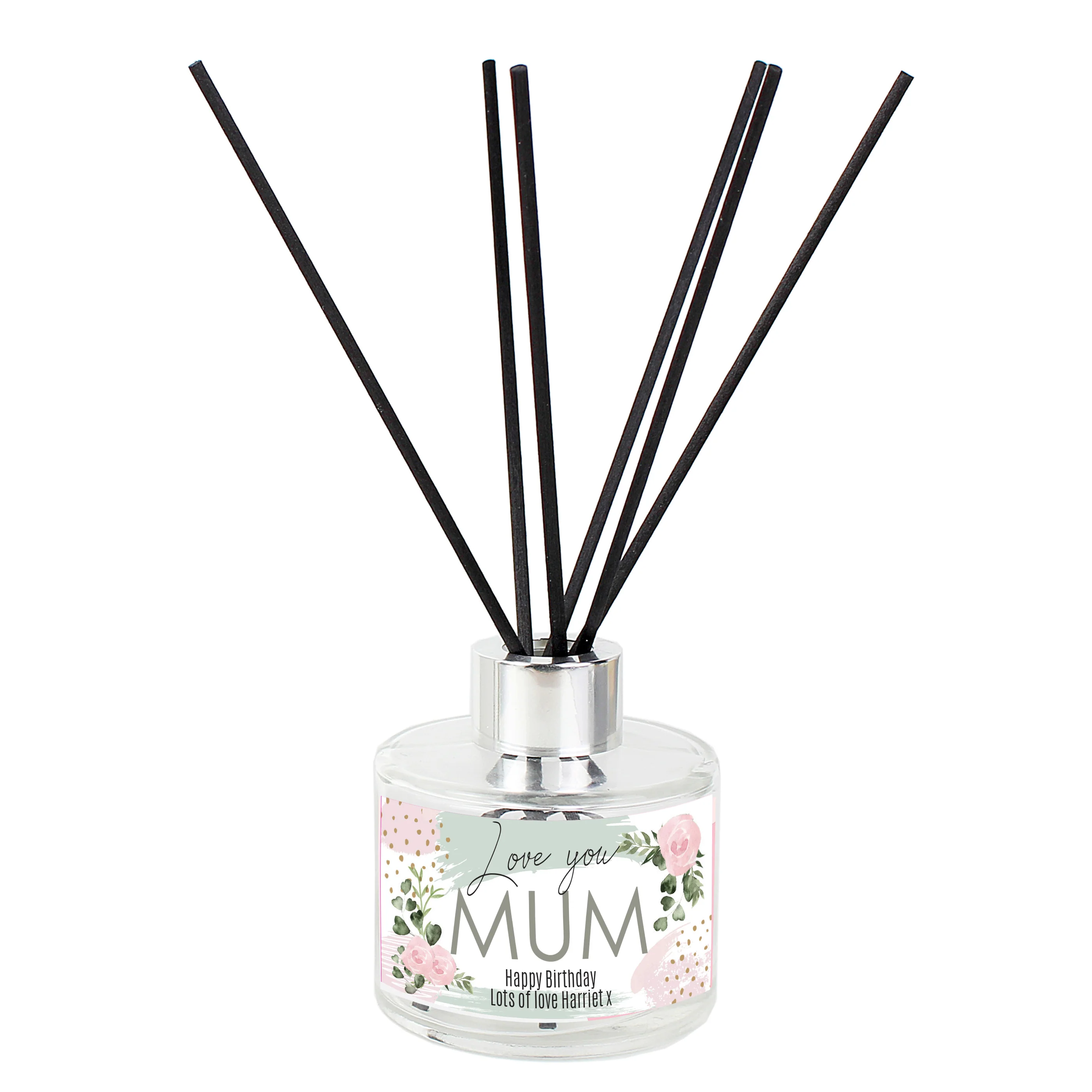 Personalised Abstract Rose Reed Diffuser - Image 5