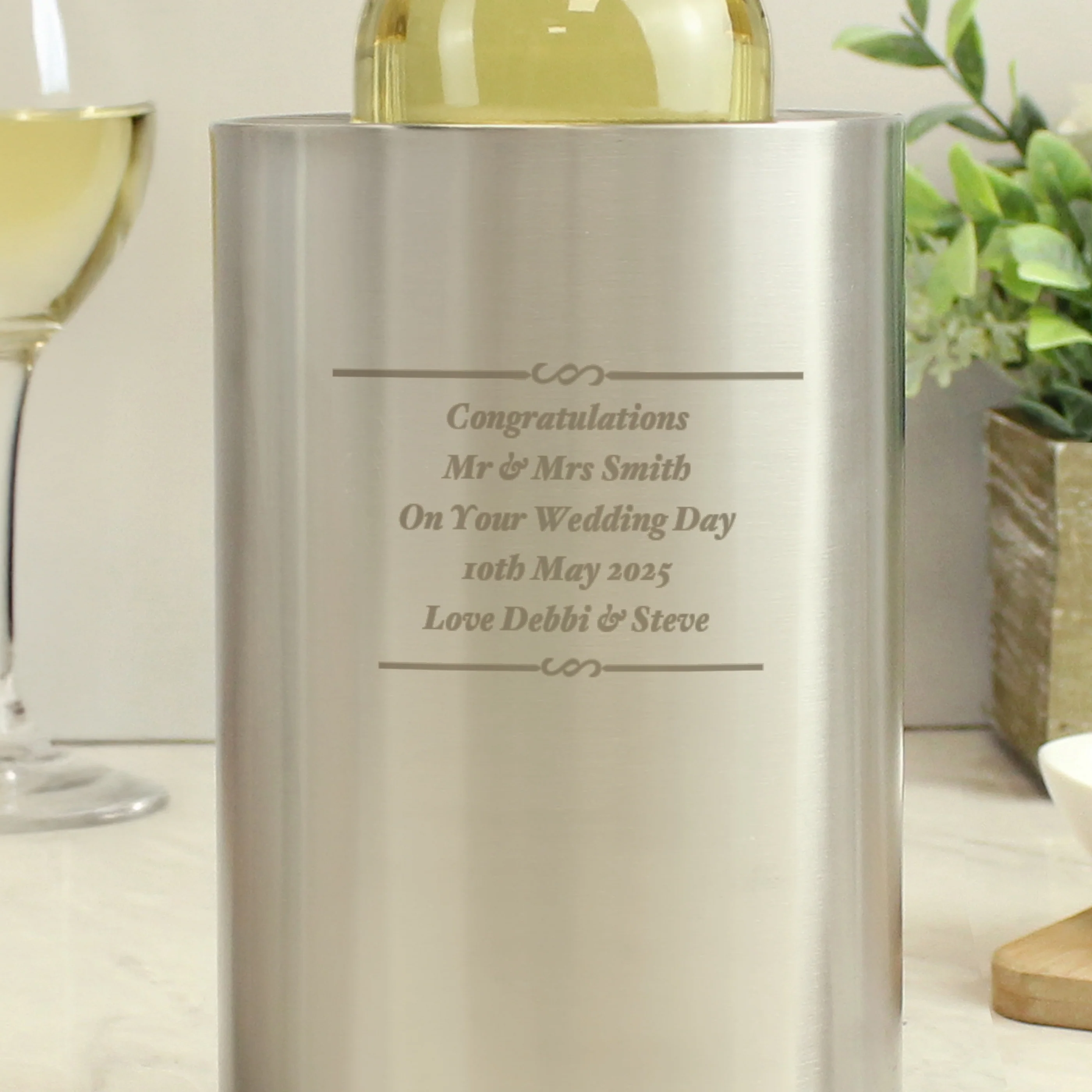 Personalised Any Message Wine Cooler - Image 6