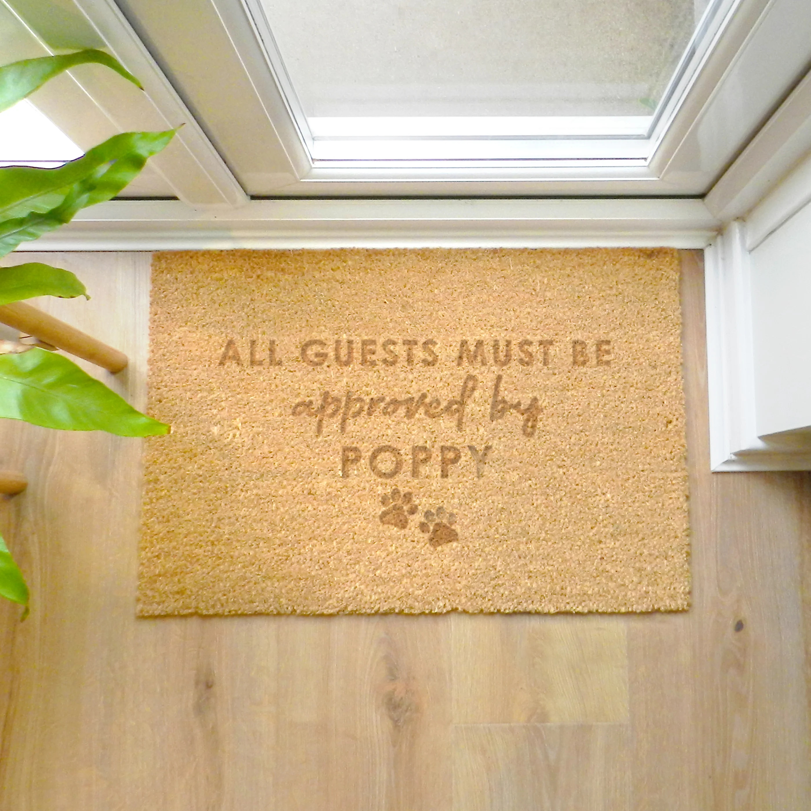 Personalised Approved By The Pet Rectangle Indoor Doormat - Image 4