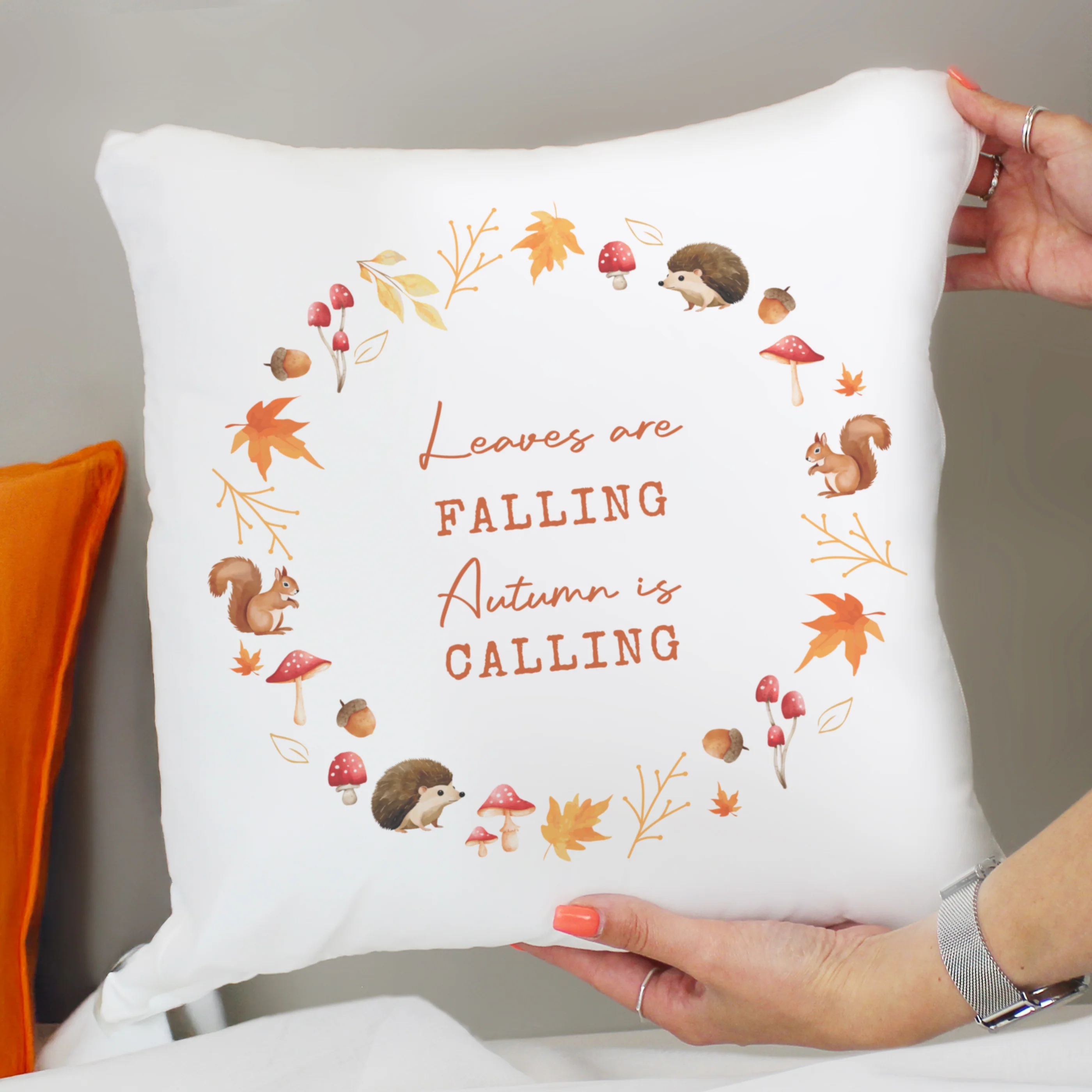 Personalised Autumn Cushion - Image 2