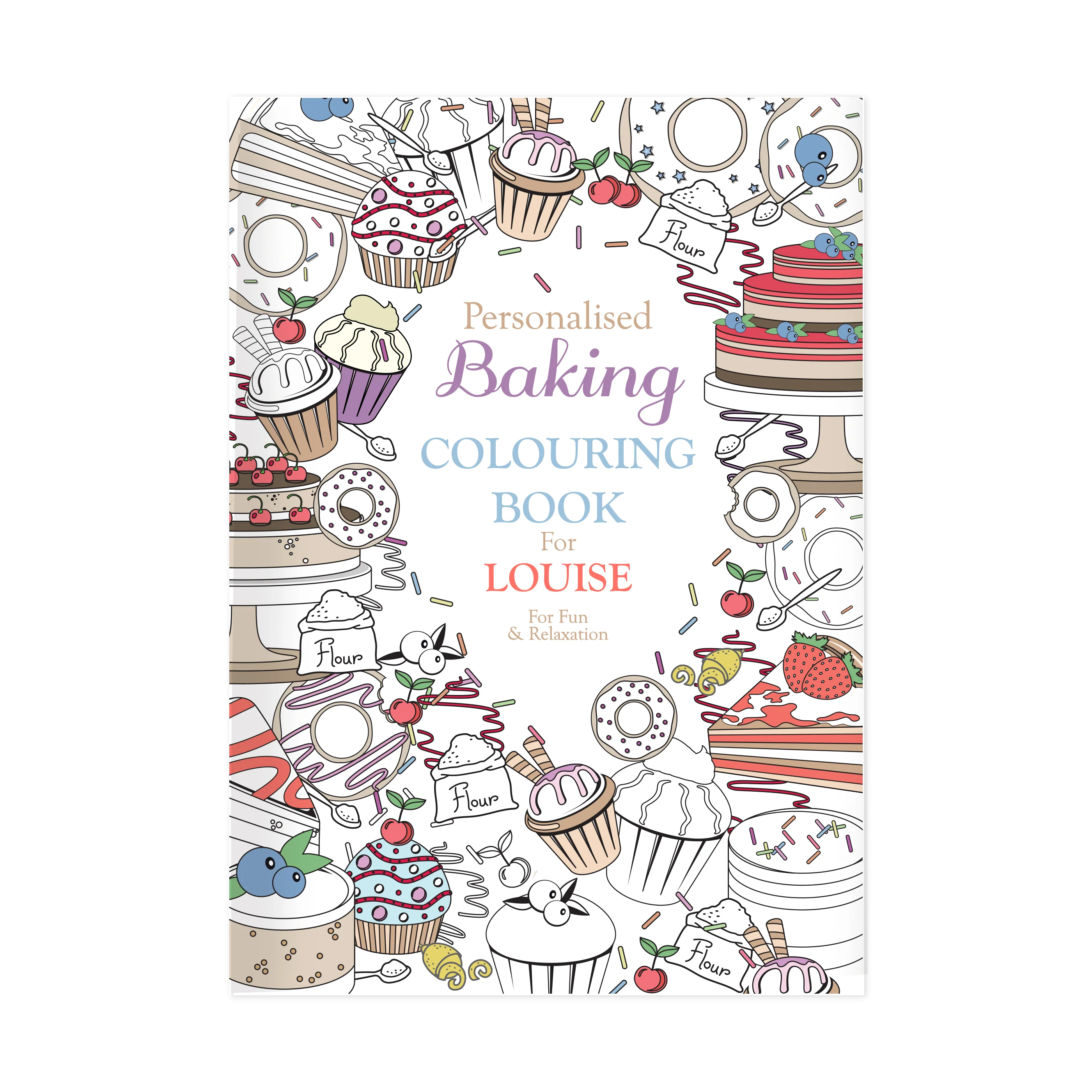 Personalised Baking Colouring Book - Image 2