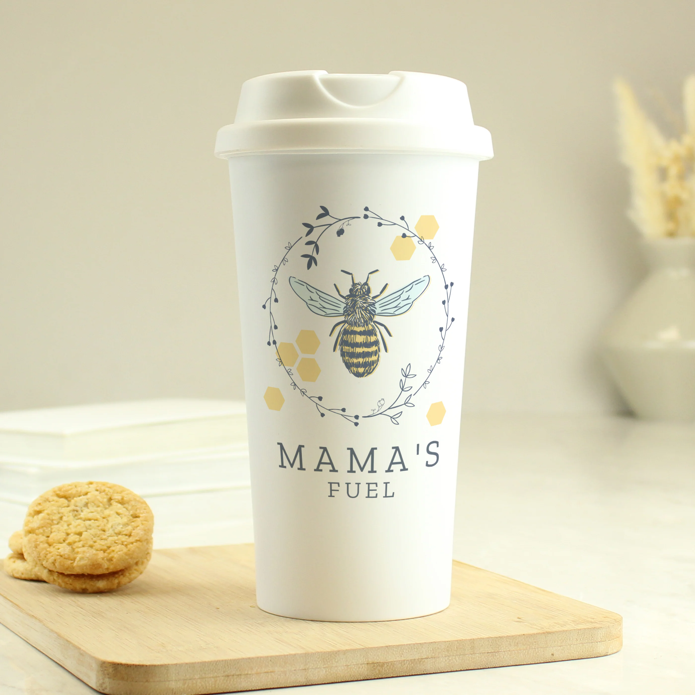Personalised Bee Insulated Travel Cup - Image 3