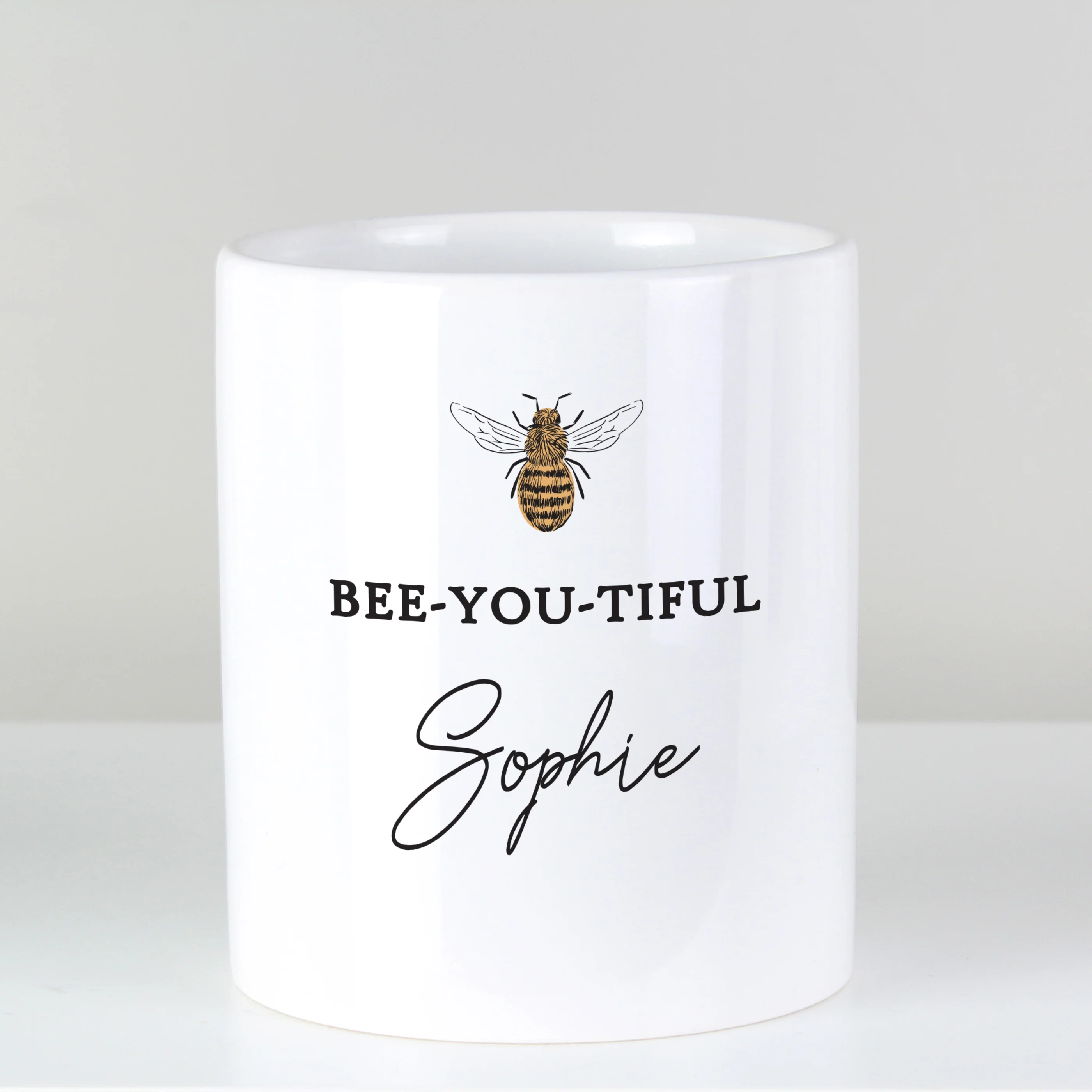 Personalised Bee-u-tiful Ceramic Storage Pot - Image 4