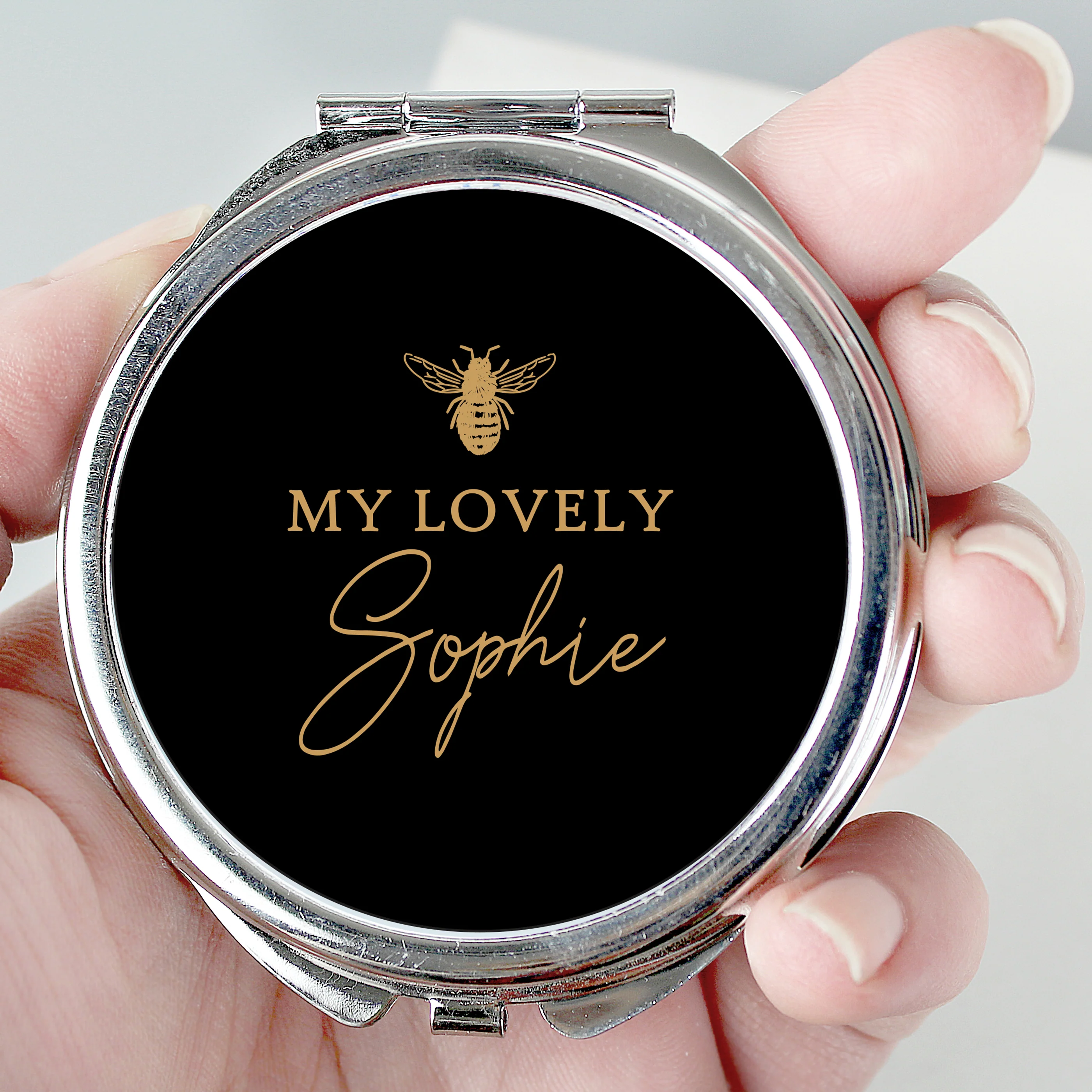Personalised Bee-u-tiful Compact Mirror - Image 3