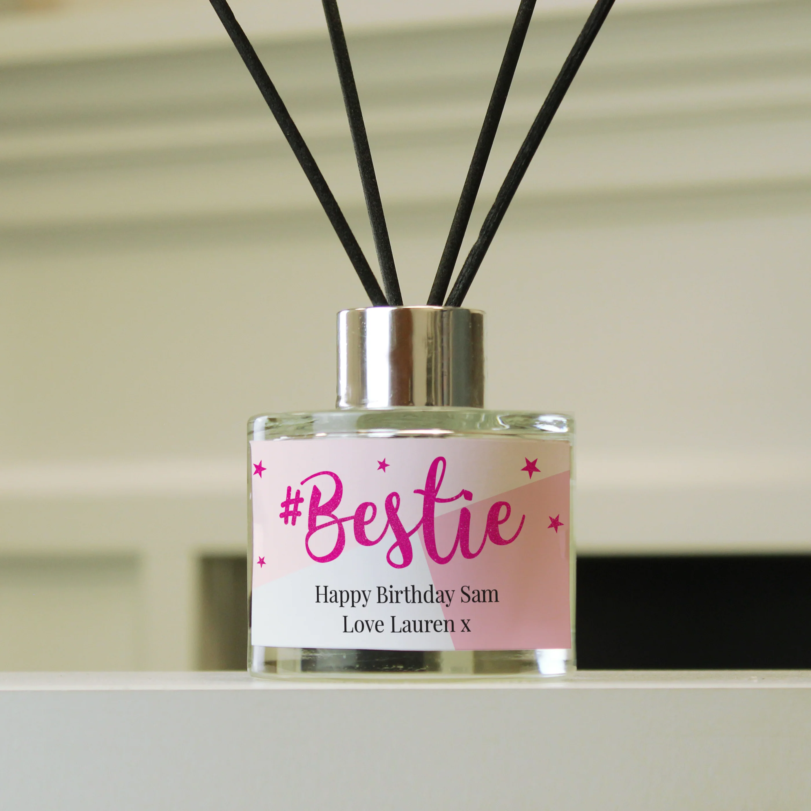Personalised #Bestie Reed Diffuser - Image 2