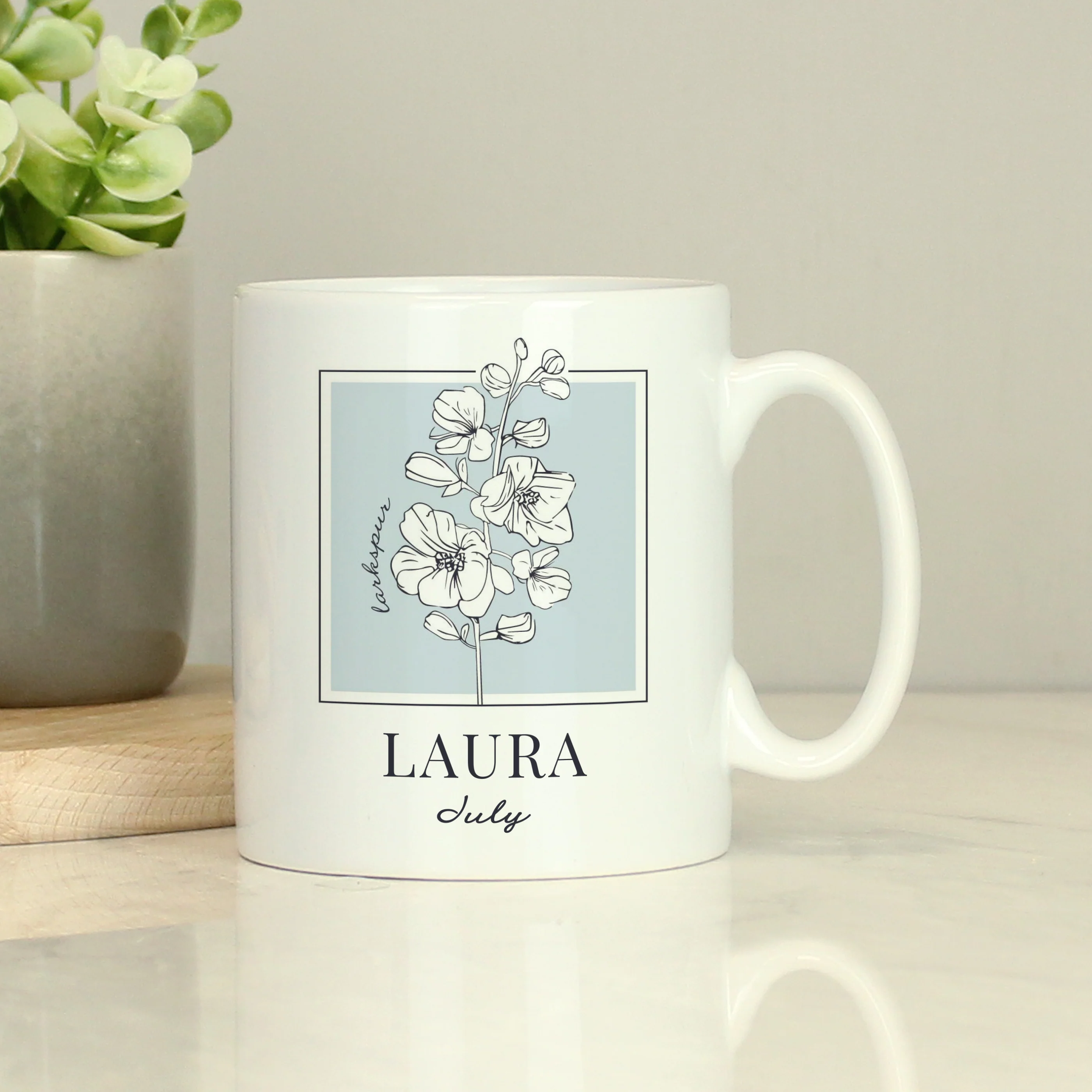 Personalised Birth Flower Mug - Image 9