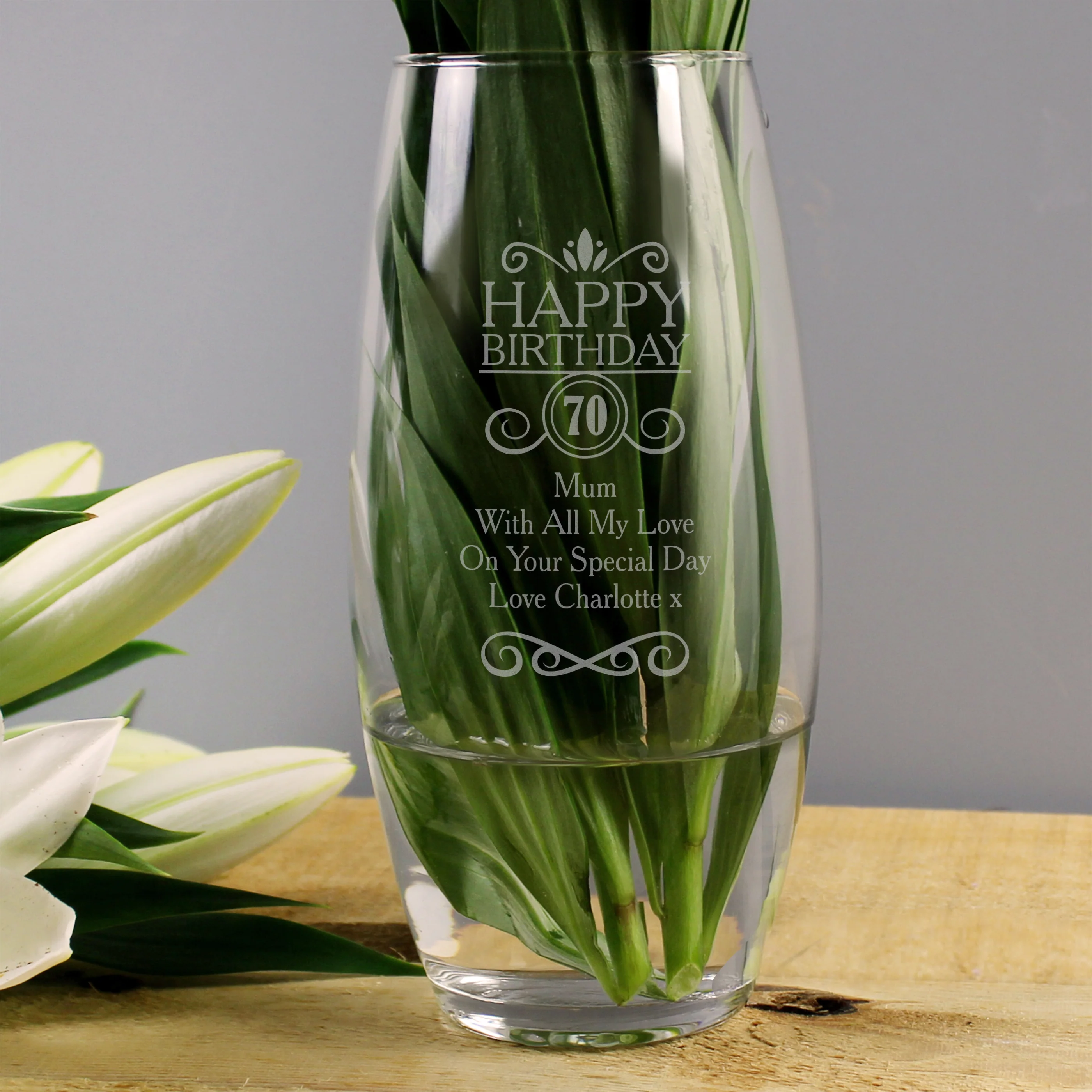 Personalised Birthday Bullet Vase - Image 2