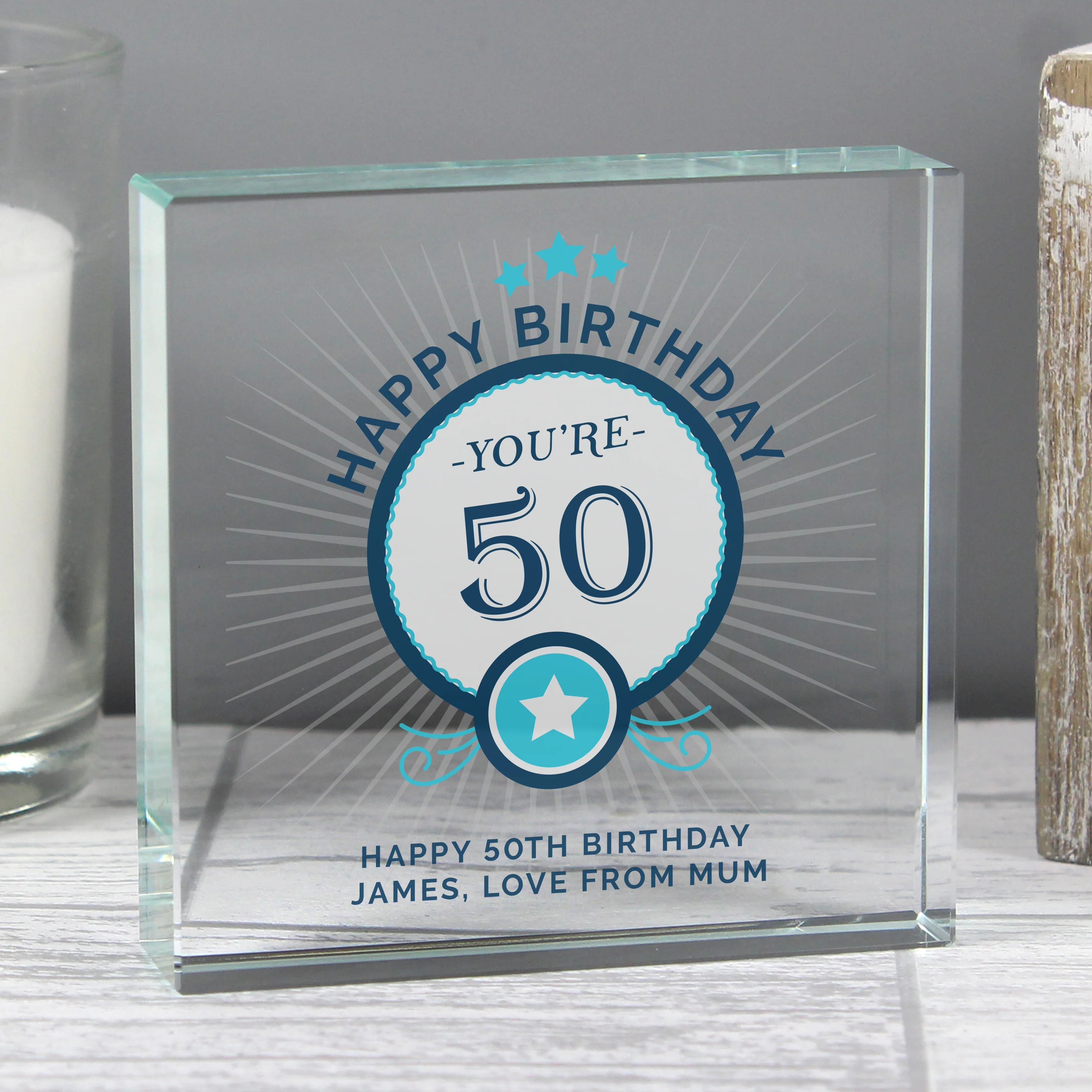Personalised Birthday Crystal Token - Image 3