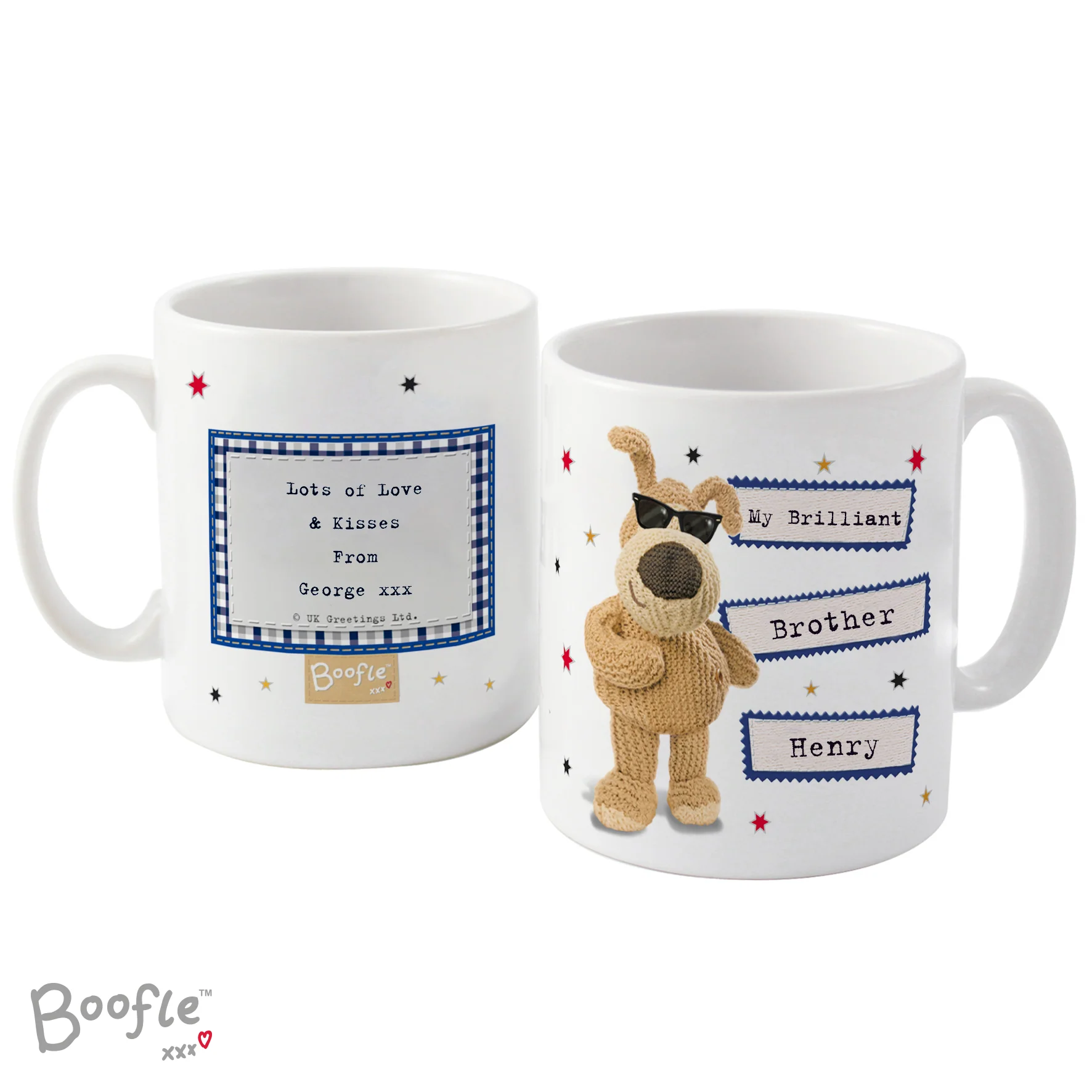 Personalised Boofle Stars Mug - Image 2