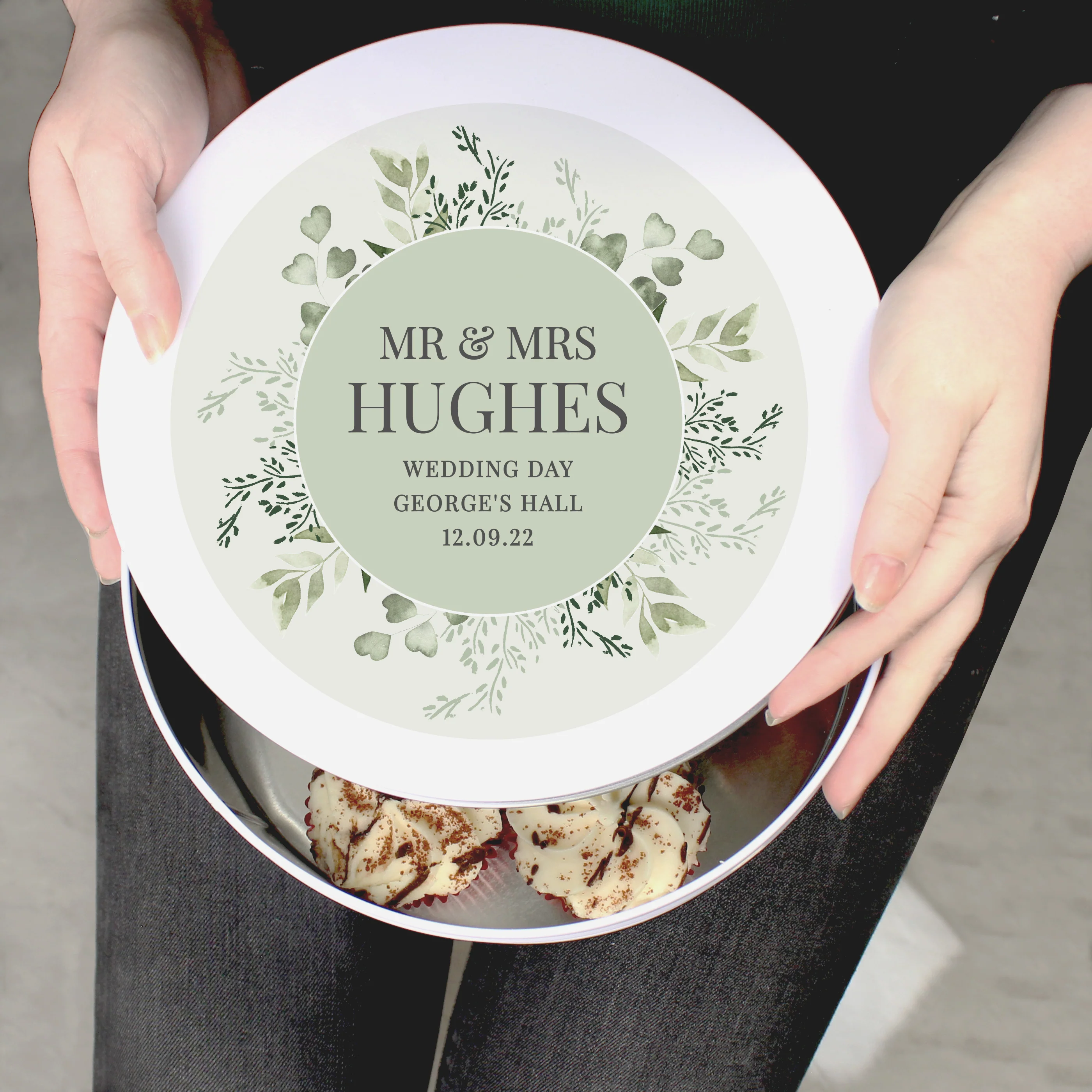 Personalised Botanical Cake Tin - Image 2