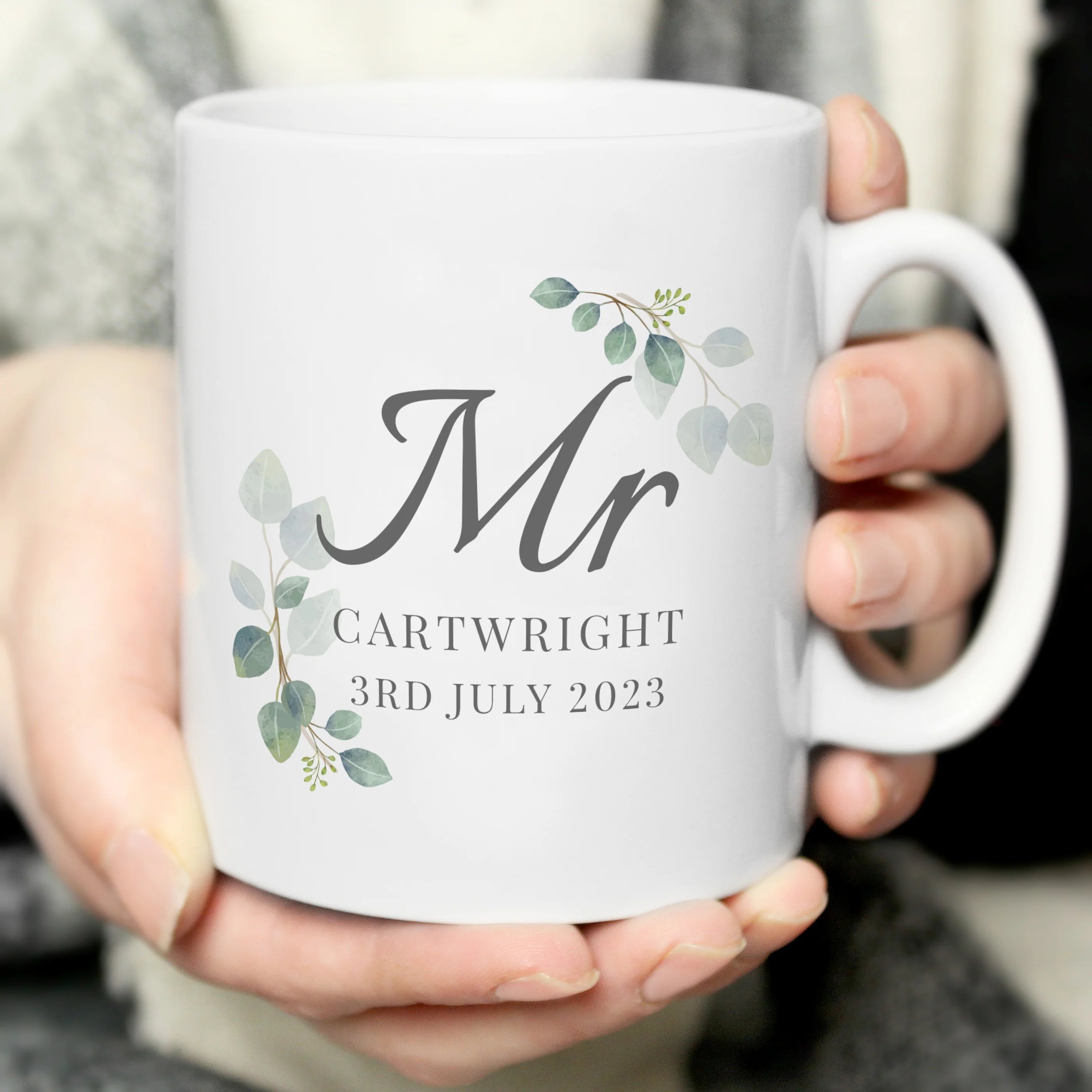 Personalised Botanical Mr Mug - Image 4