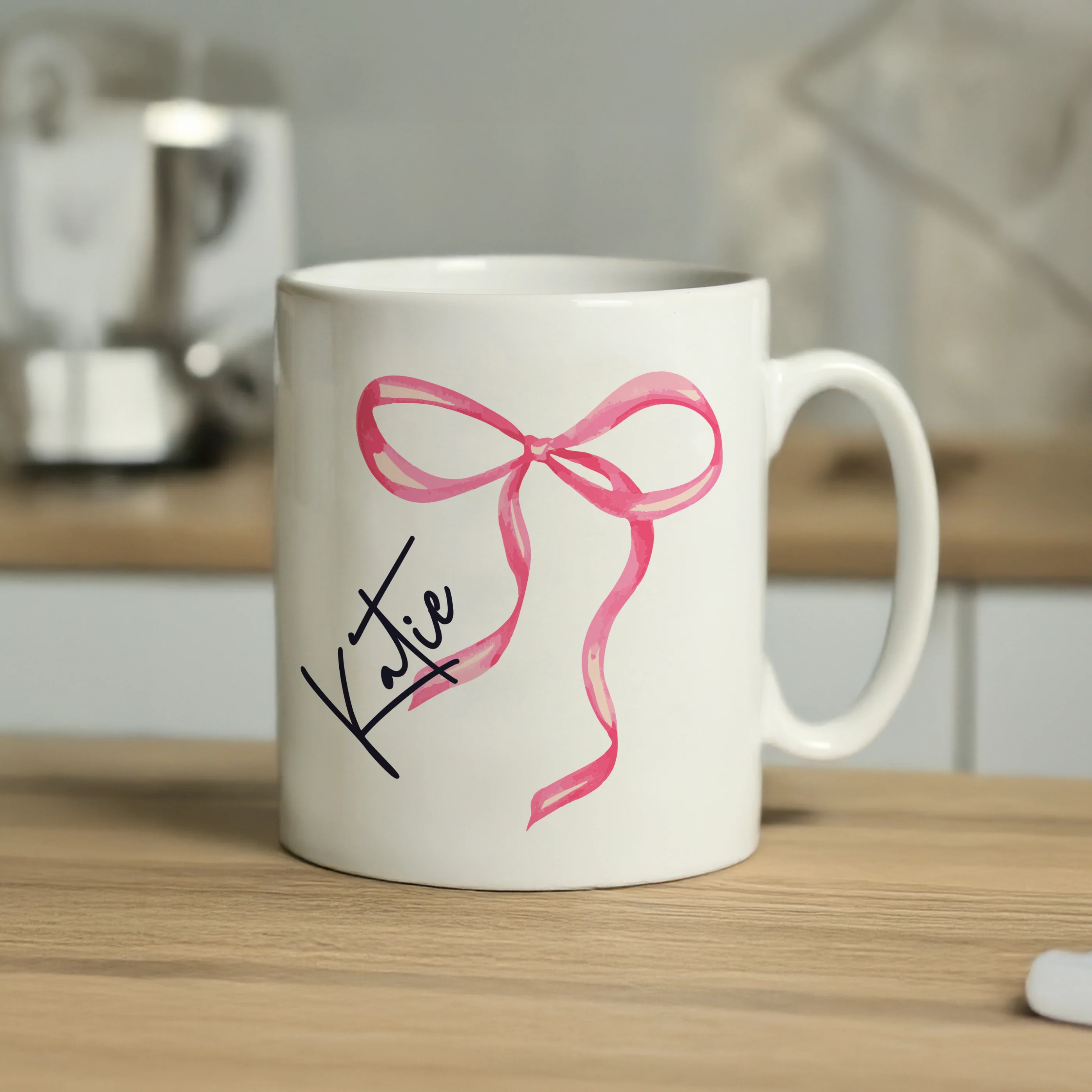 Personalised Bow Mug - Image 3