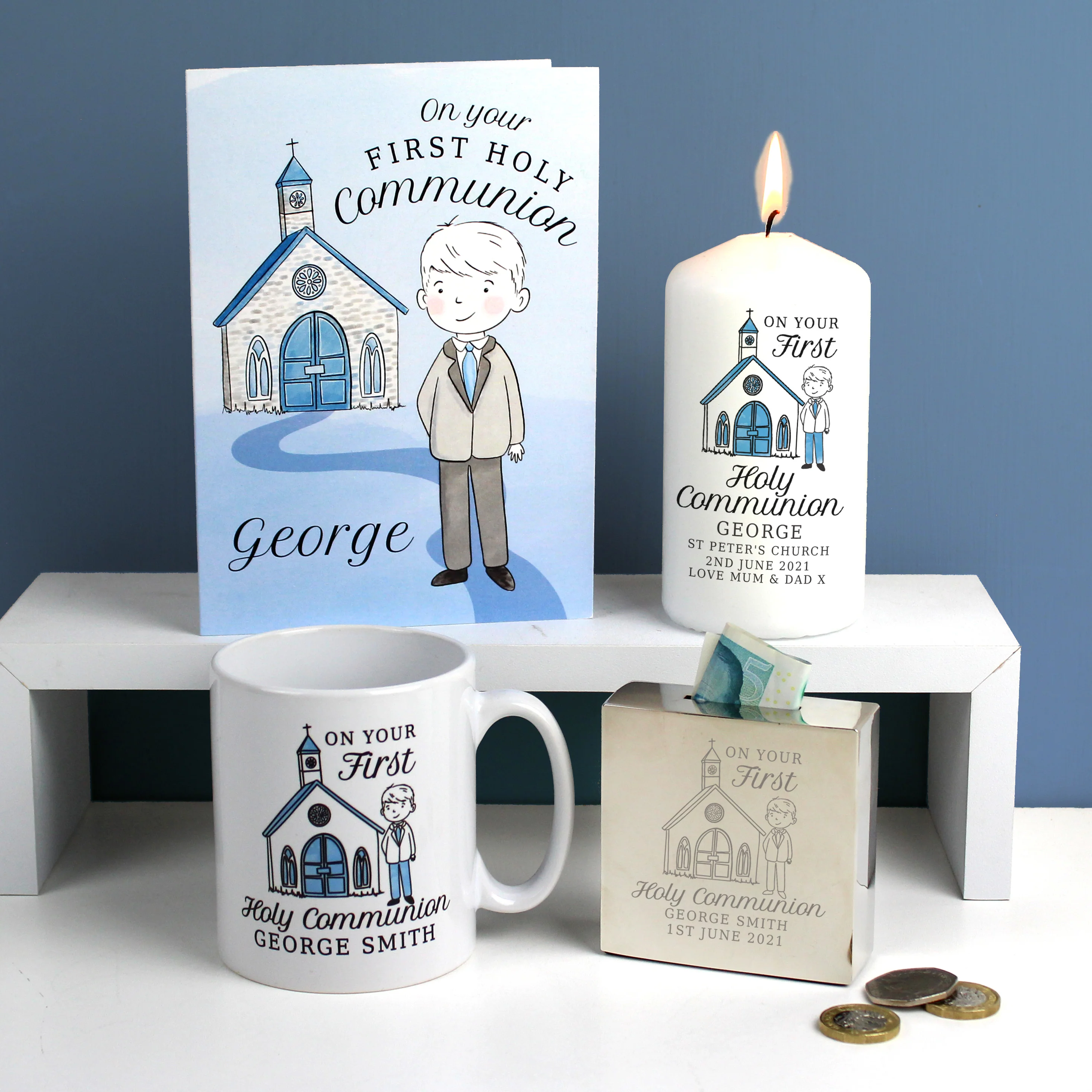 Personalised Boys First Holy Communion Mug - Image 5