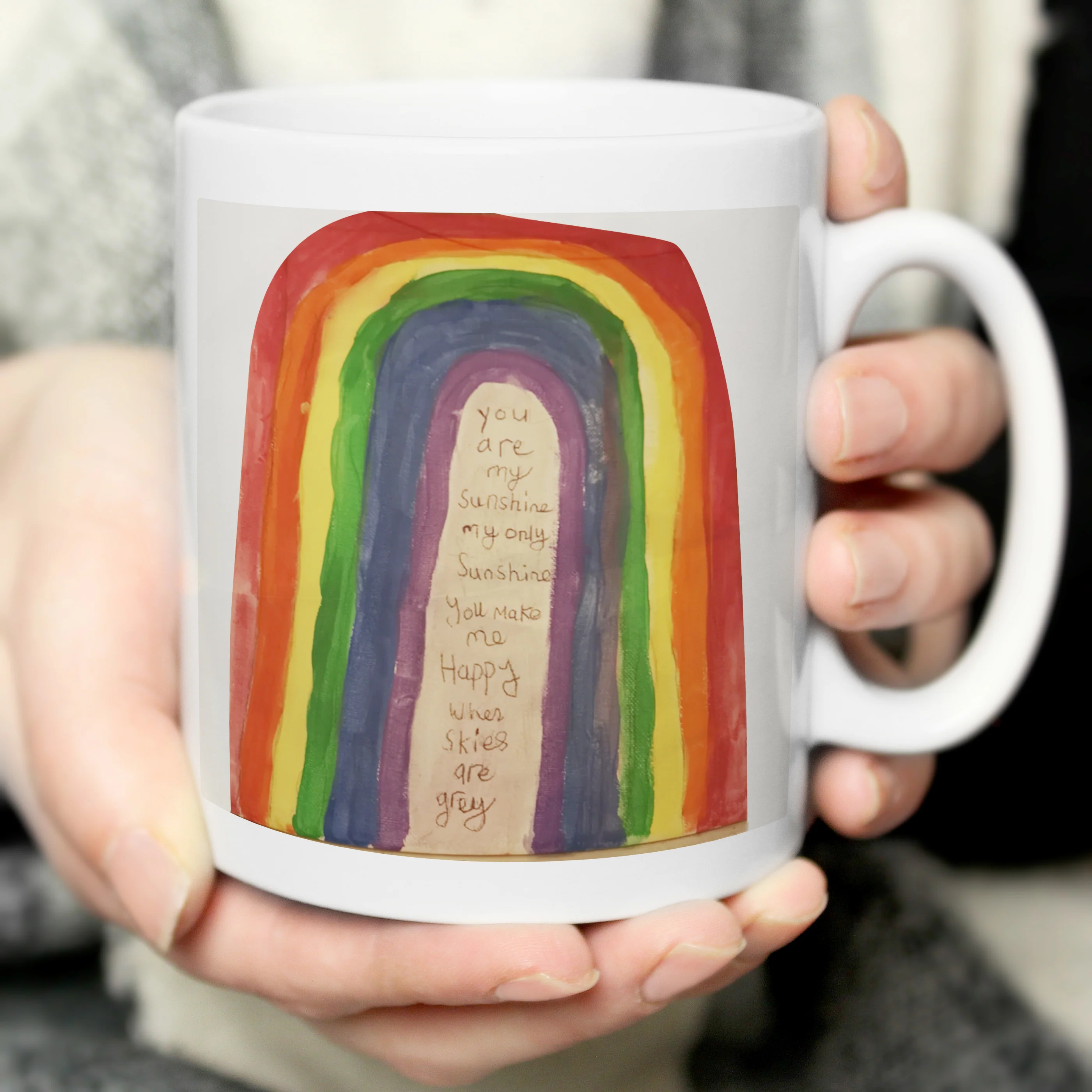 Personalised Childrens Drawing Photo Upload Mug - Image 4