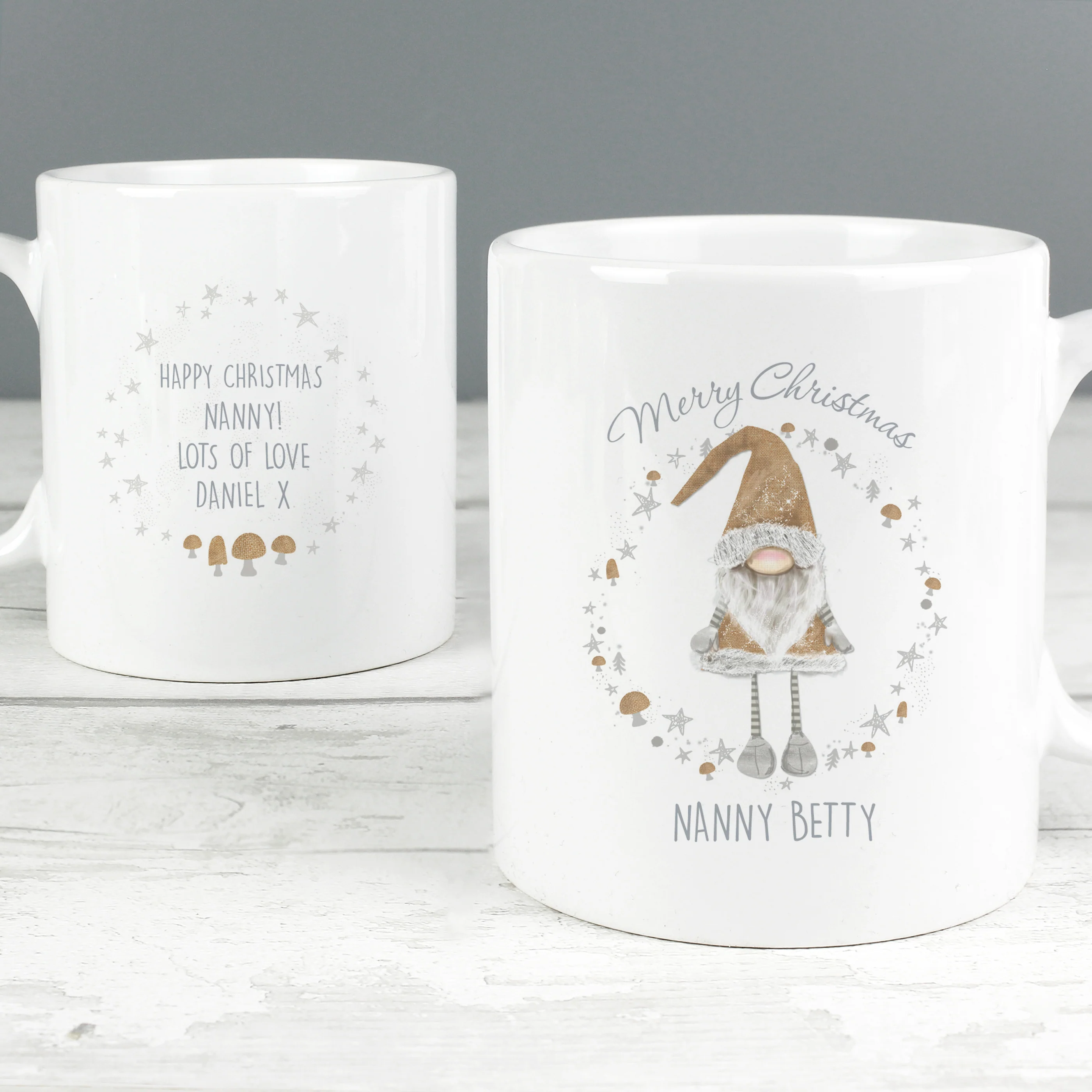 Personalised Christmas Gonk Mug - Image 3