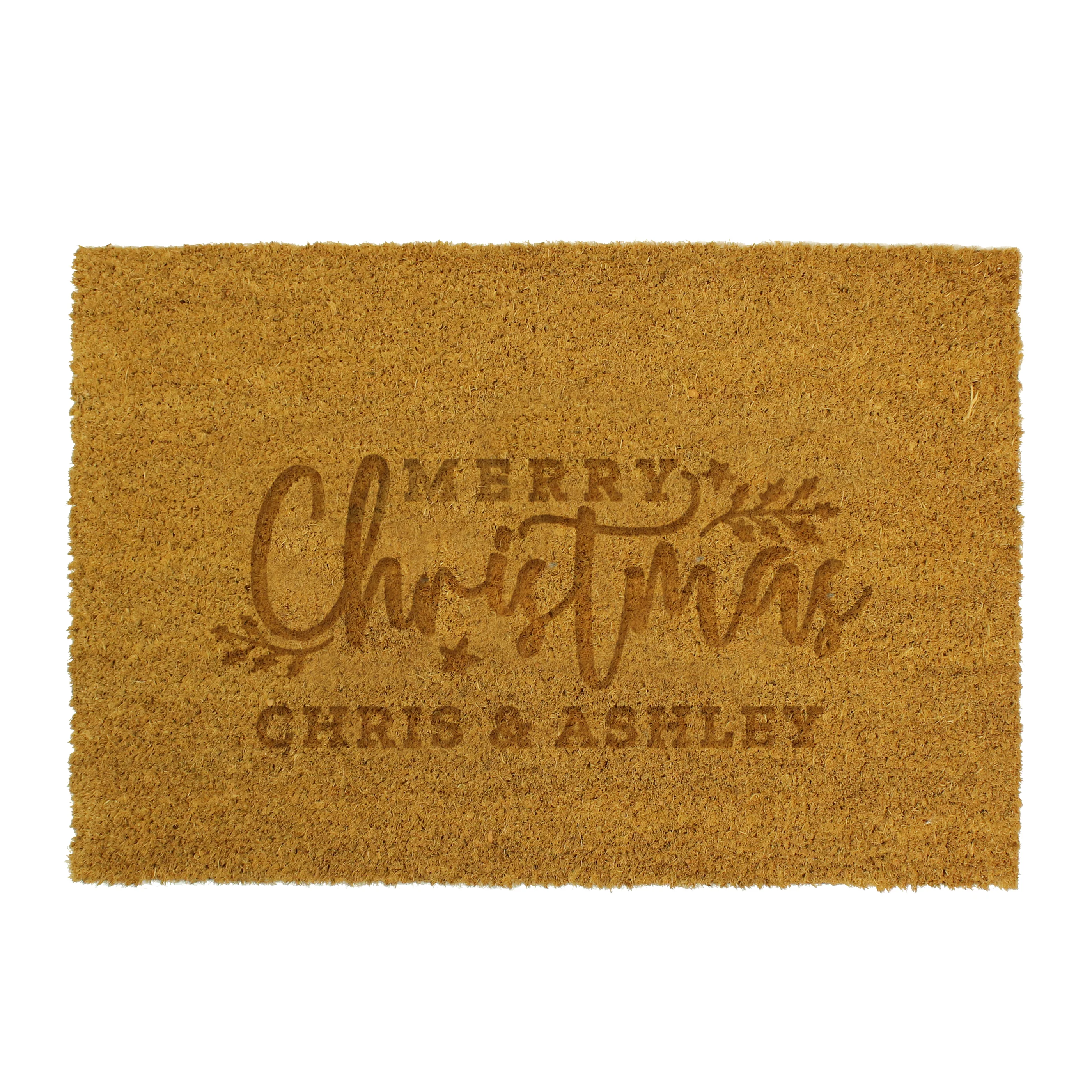 Personalised Christmas Rectangle Indoor Doormat - Image 5