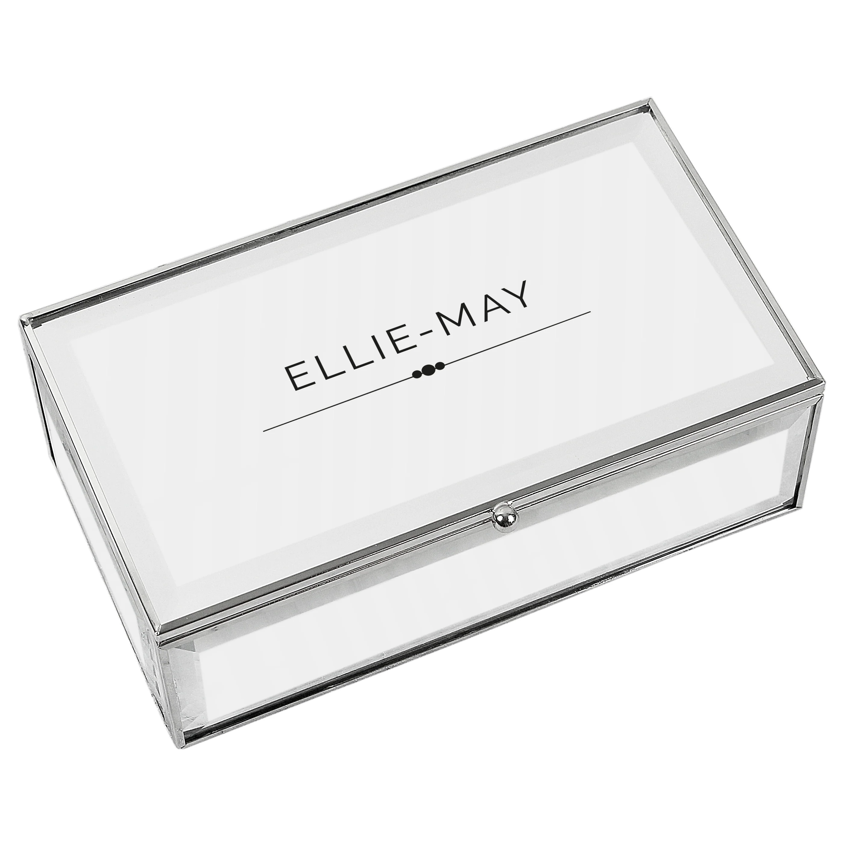 Personalised Classic Mirrored Jewellery Box - Image 6