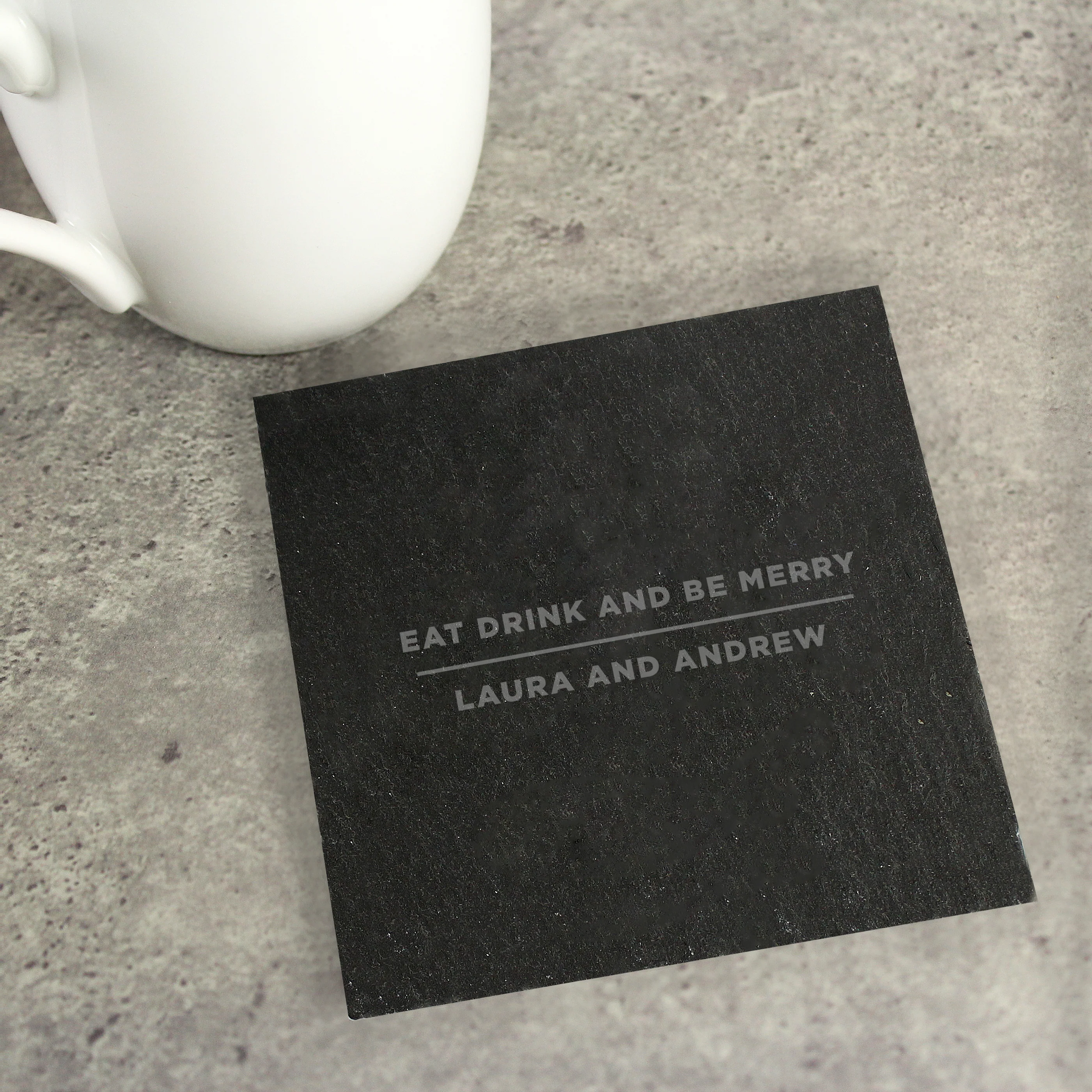 Personalised Classic Single Slate Coaster - Image 5