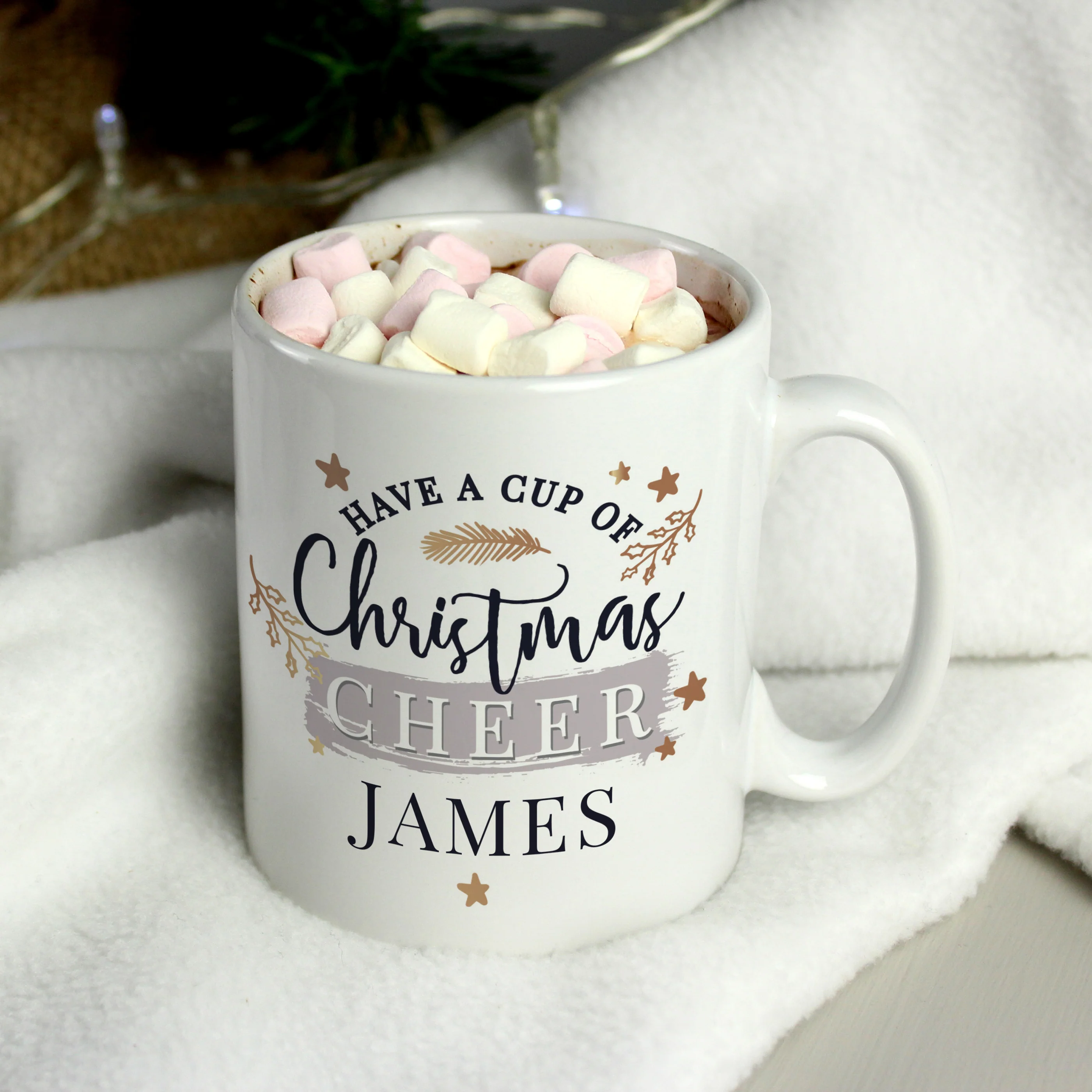 Personalised Cup of Christmas Cheer Mug - Image 3