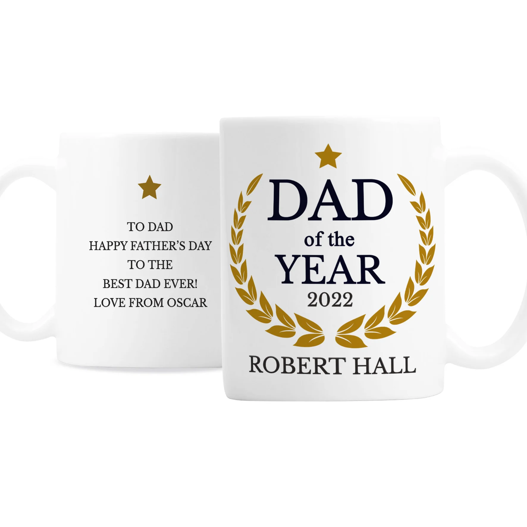 Personalised Dad of the Year Mug - Image 4