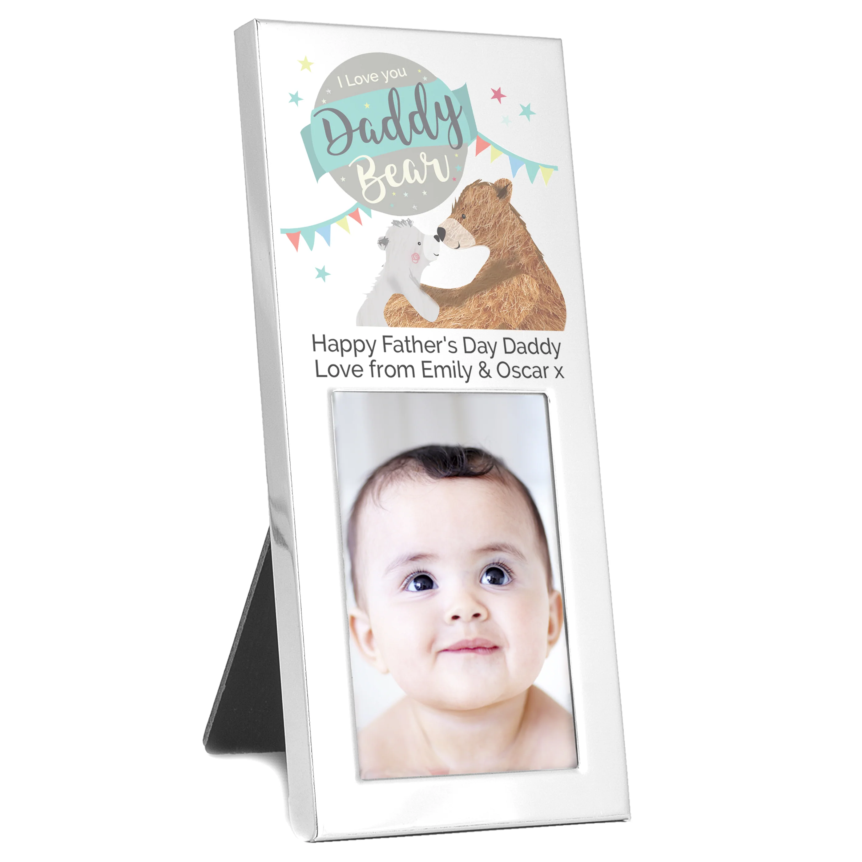 Personalised Daddy Bear 2x3 Photo Frame - Image 4