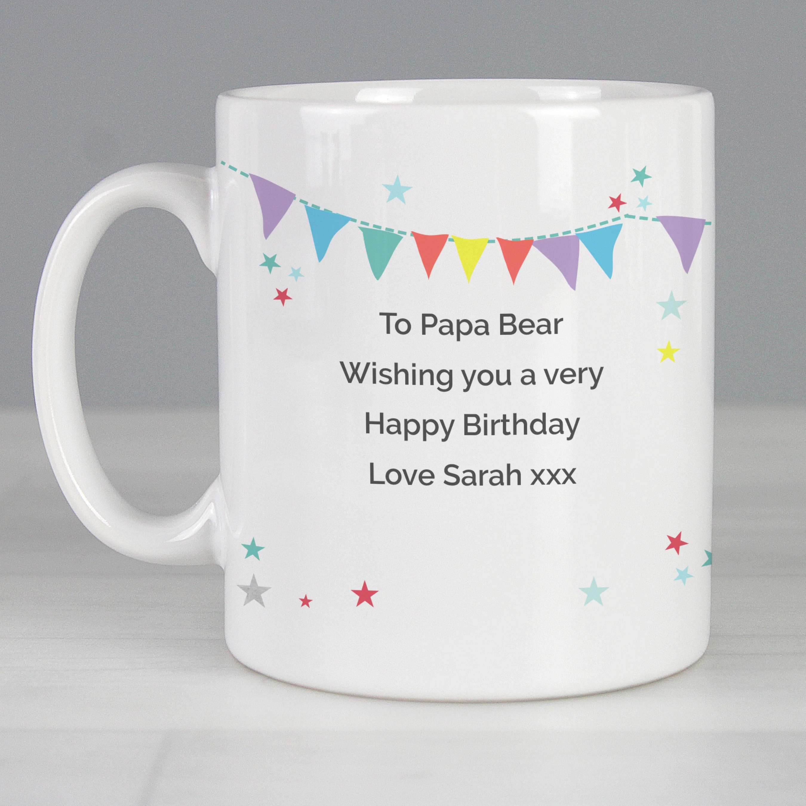 Personalised Daddy Bear Bunting Mug - Image 4