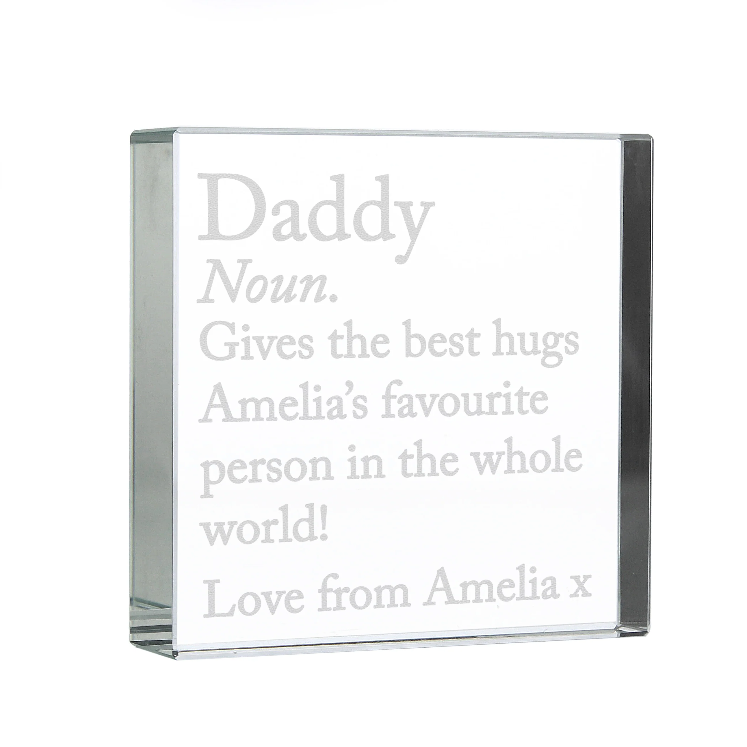 Personalised Dictionary Definition Crystal Token - Image 2