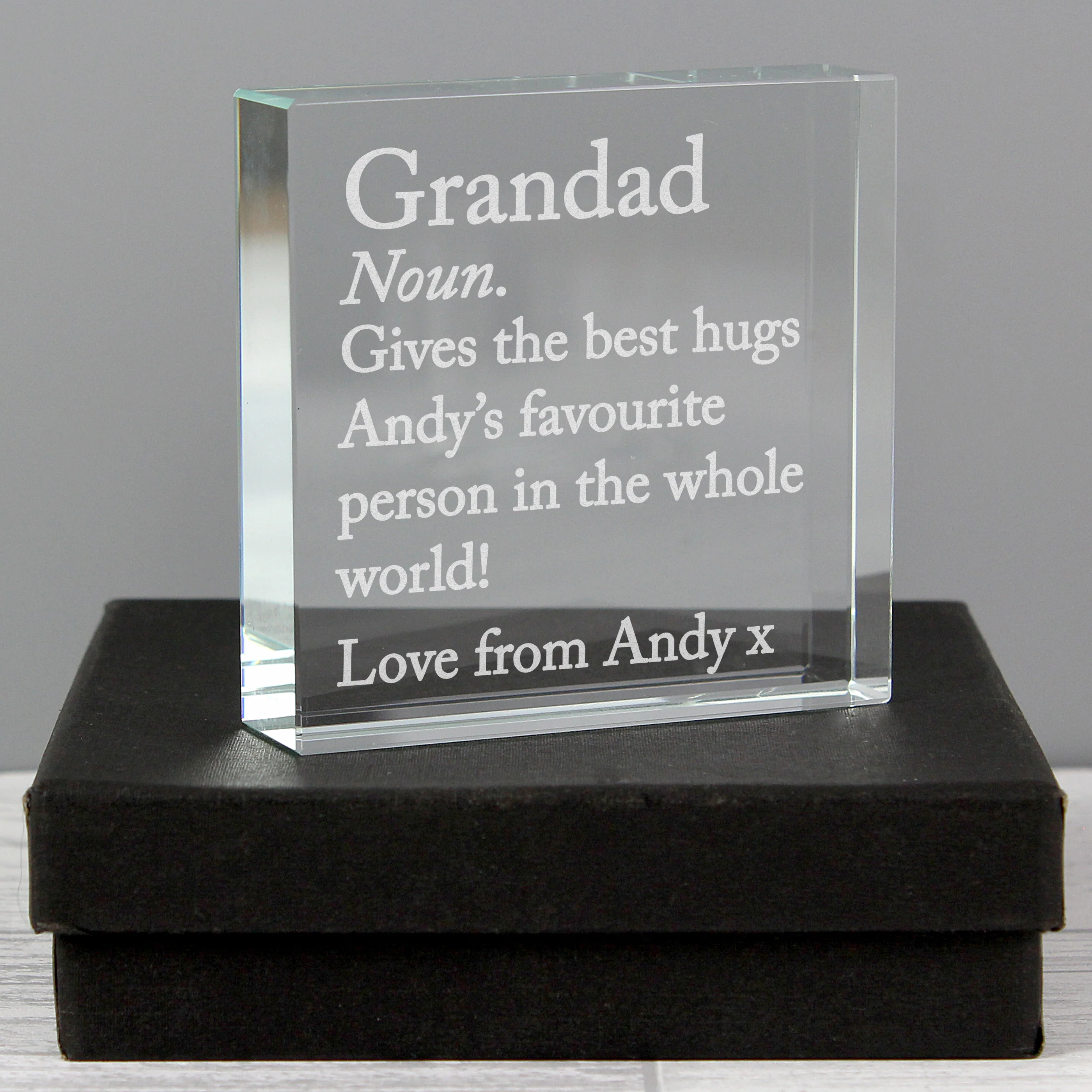 Personalised Dictionary Definition Crystal Token - Image 3