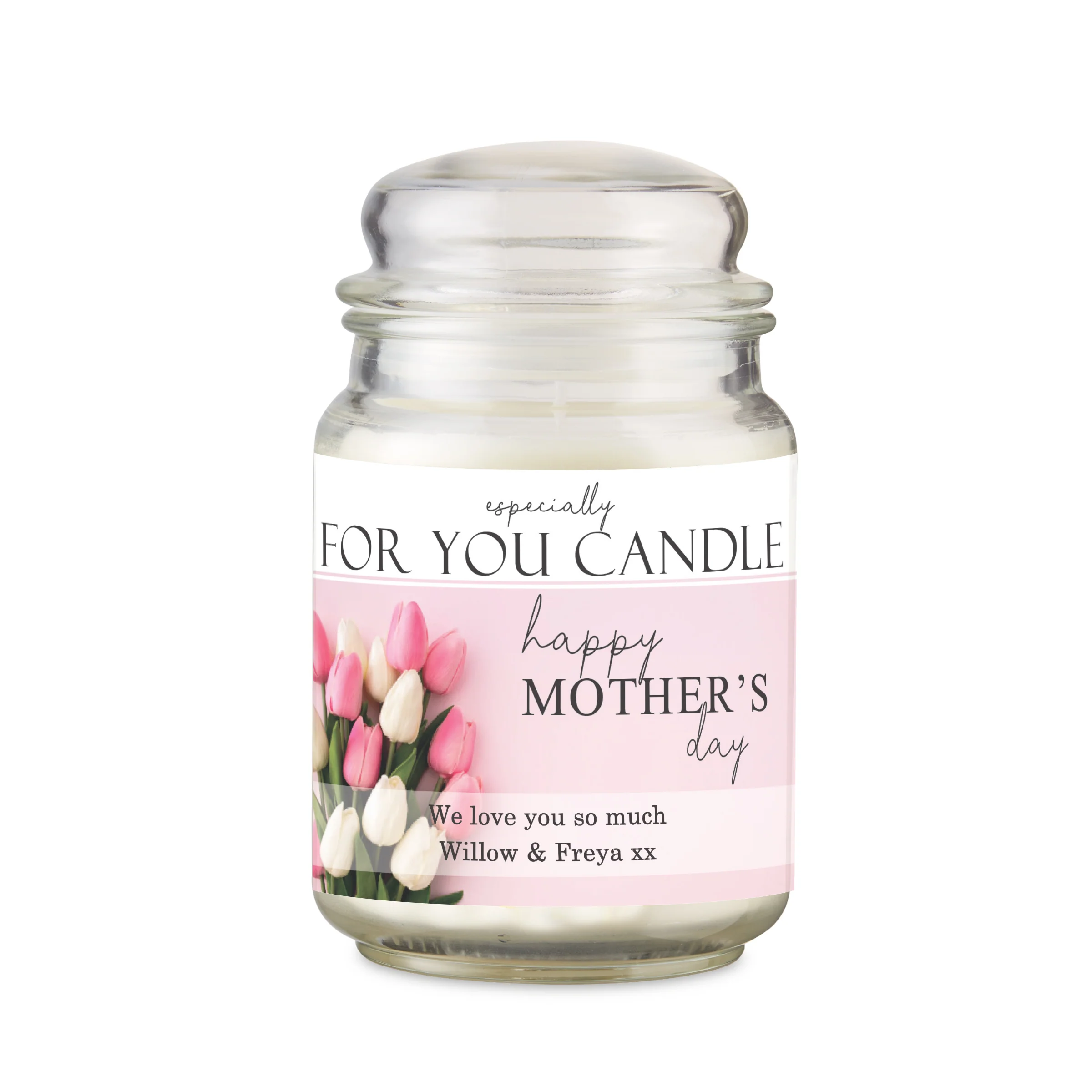 Personalised Especially For You Mothers Day Large Scented Jar Candle - Image 5