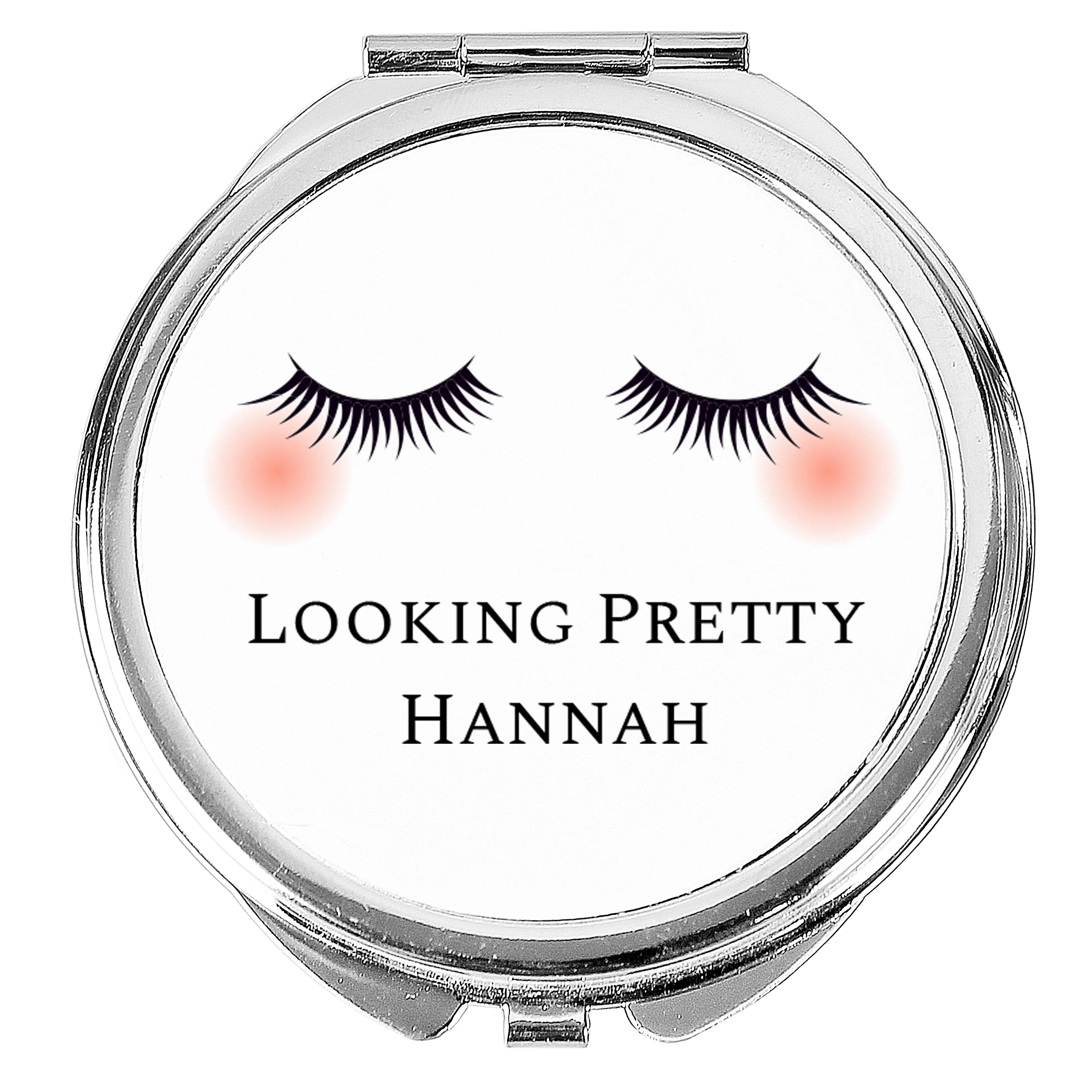 Personalised Eyelashes Compact Mirror - Image 2
