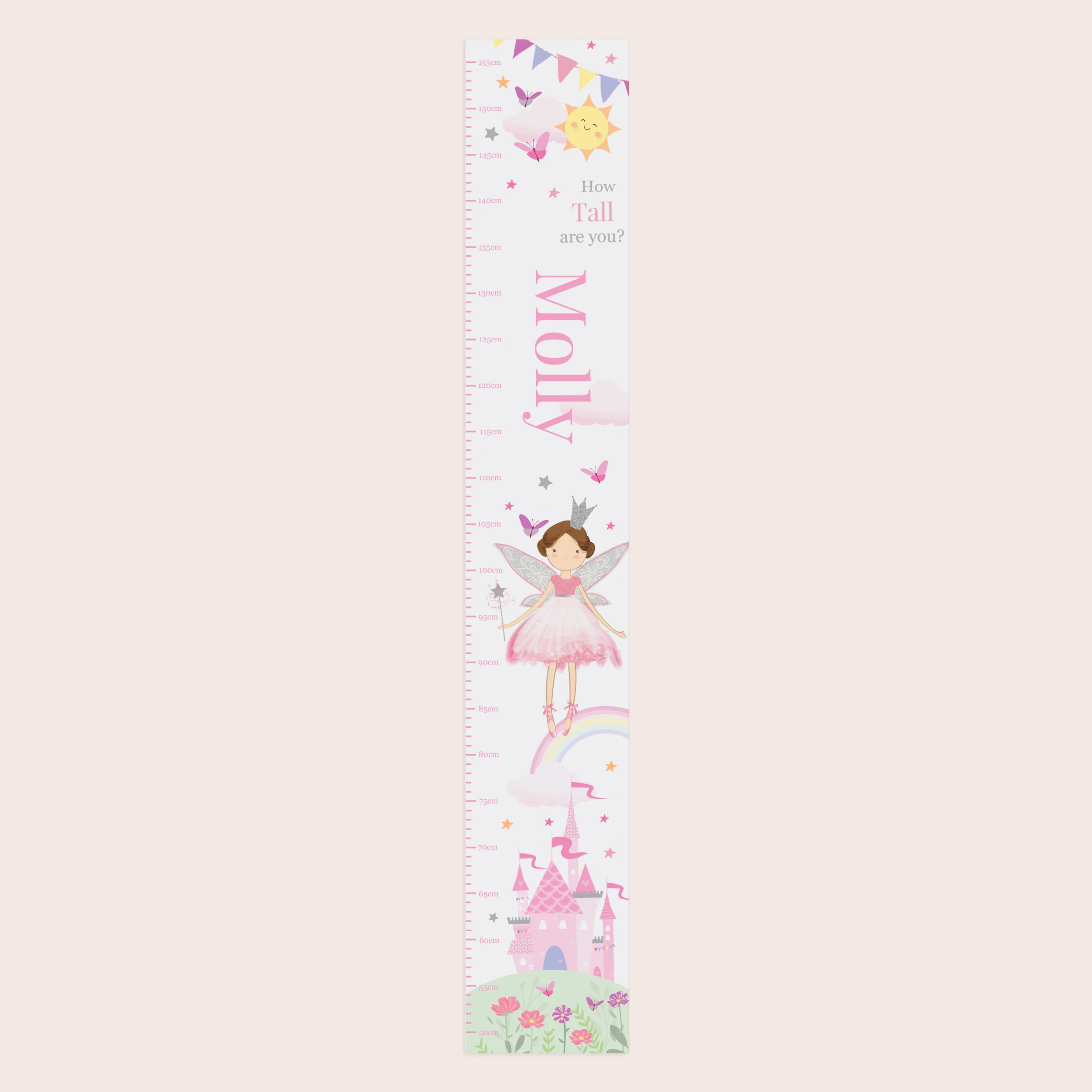 Personalised Fairy Princess Height Chart - Image 3
