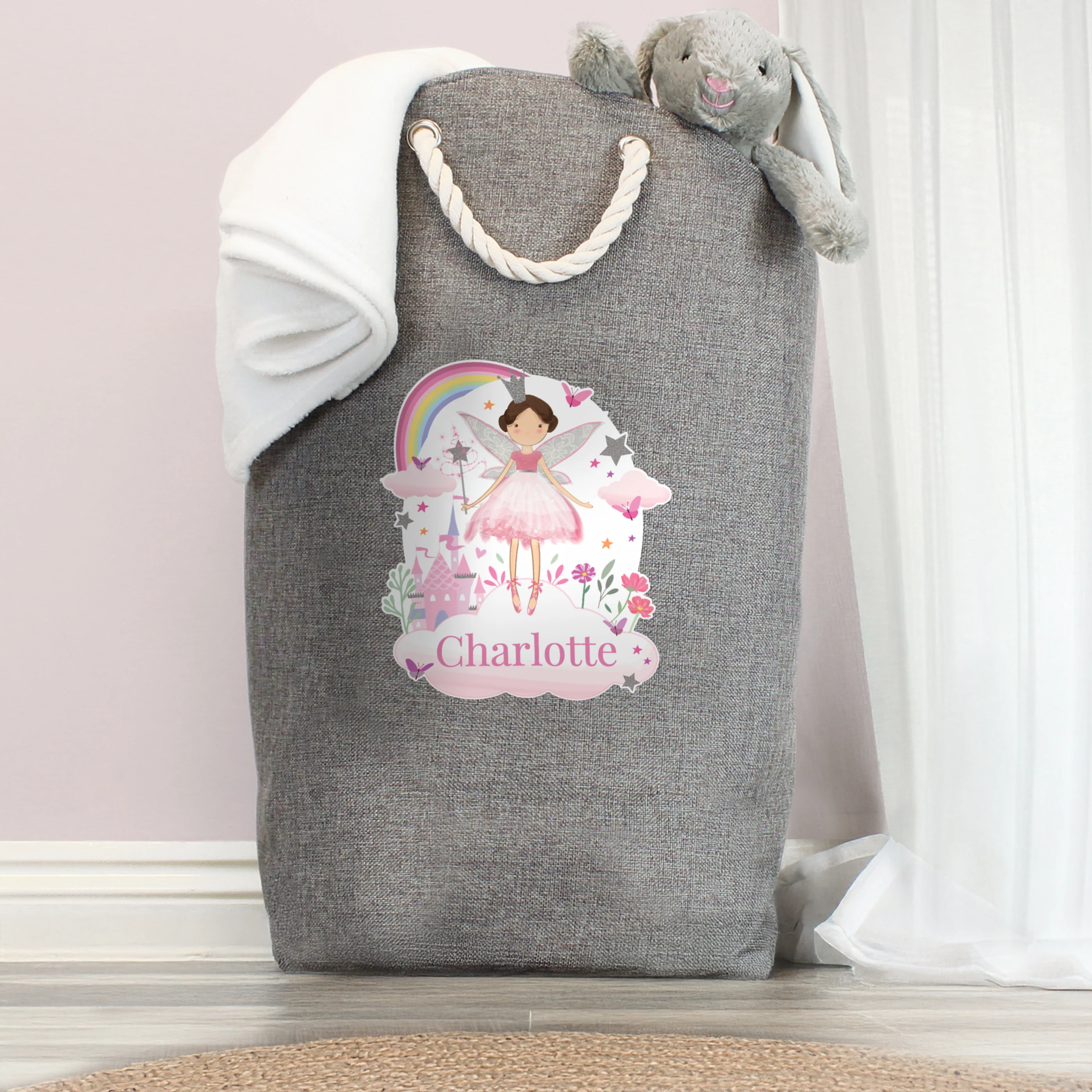 Personalised Fairy Princess Storage Bag - Image 4