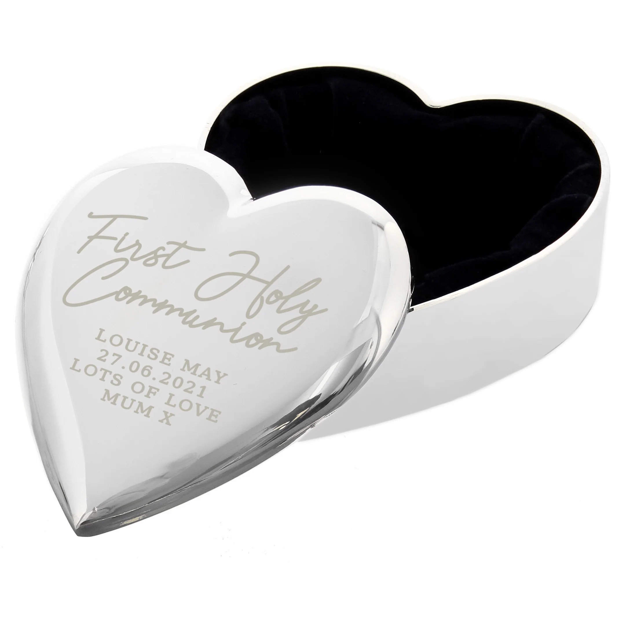 Personalised First Holy Communion Heart Trinket Box - Image 2