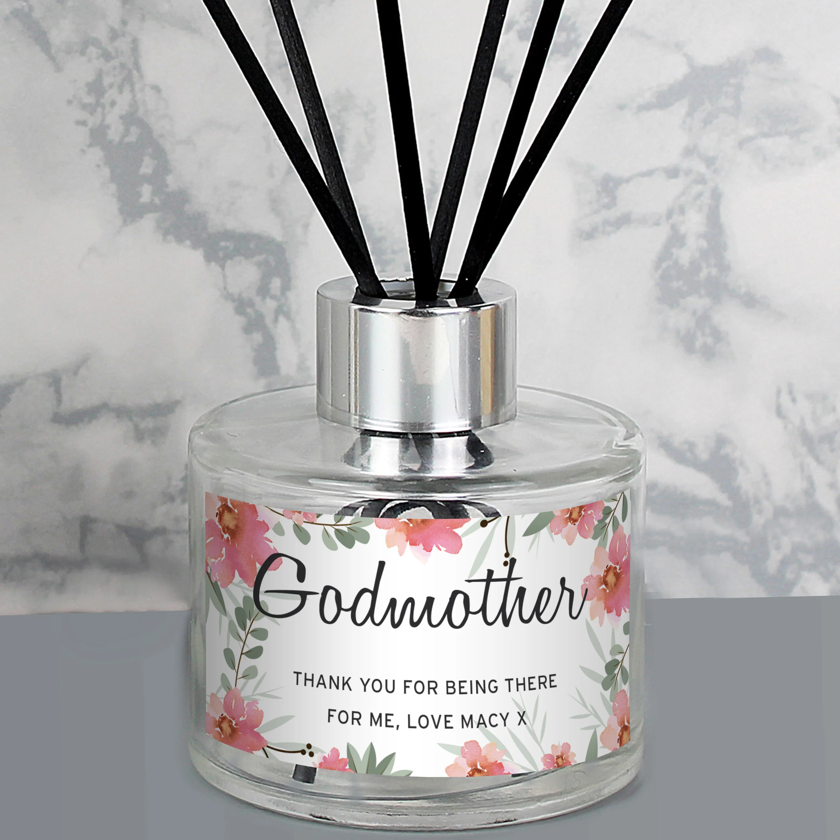 Personalised Floral Sentimental Reed Diffuser - Image 5