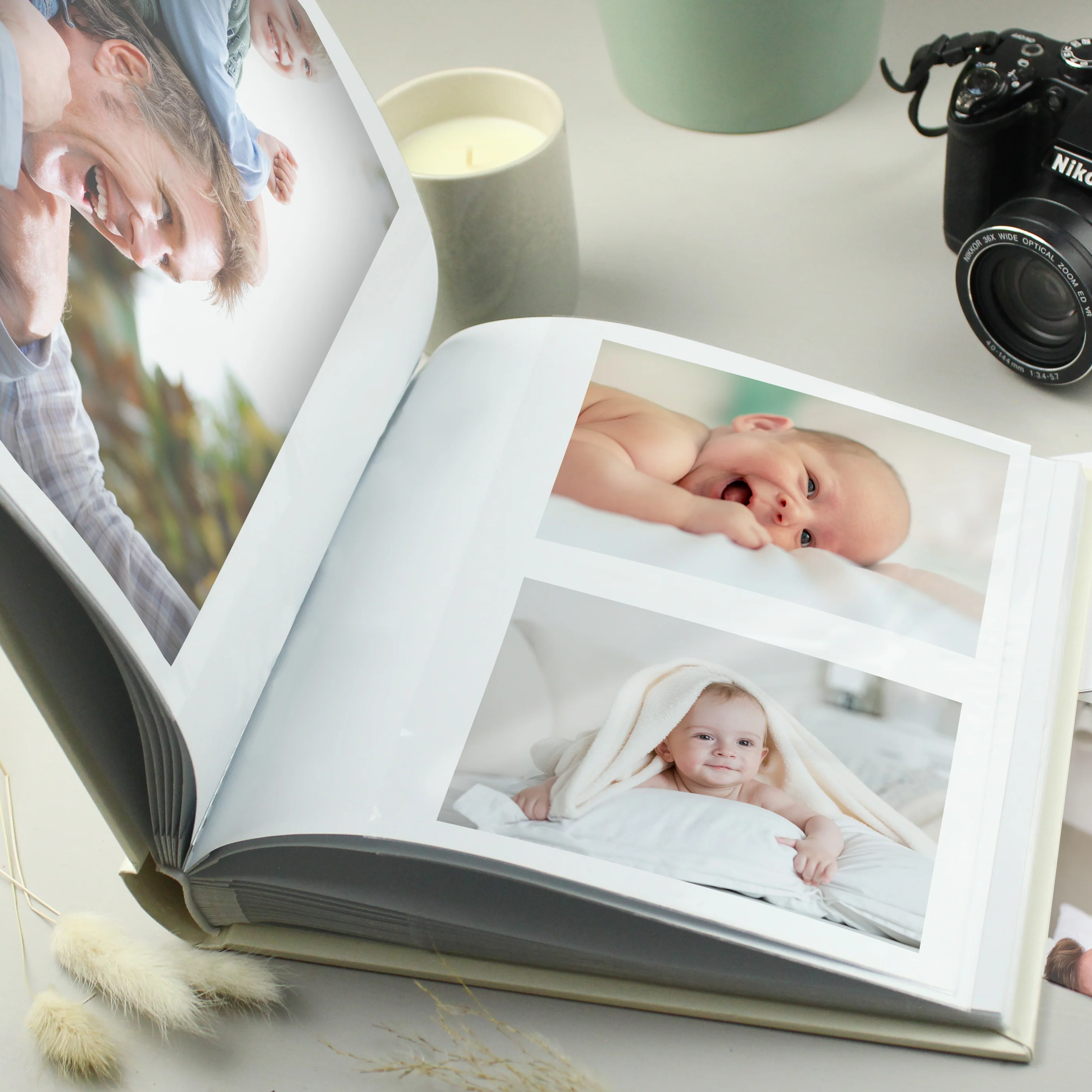 Personalised Floral Square Photo Album - Image 8