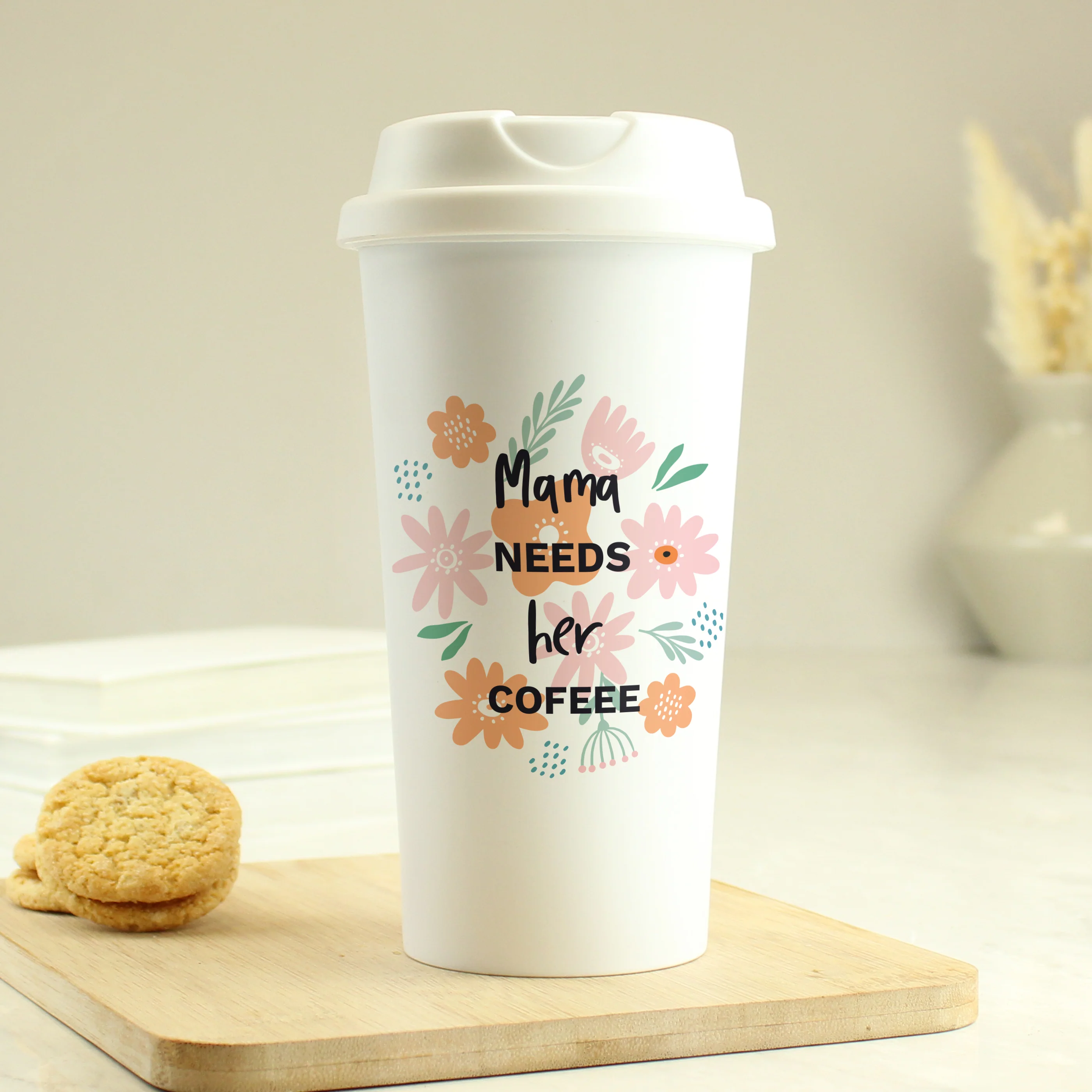 Personalised Floral Travel Mug - Image 8