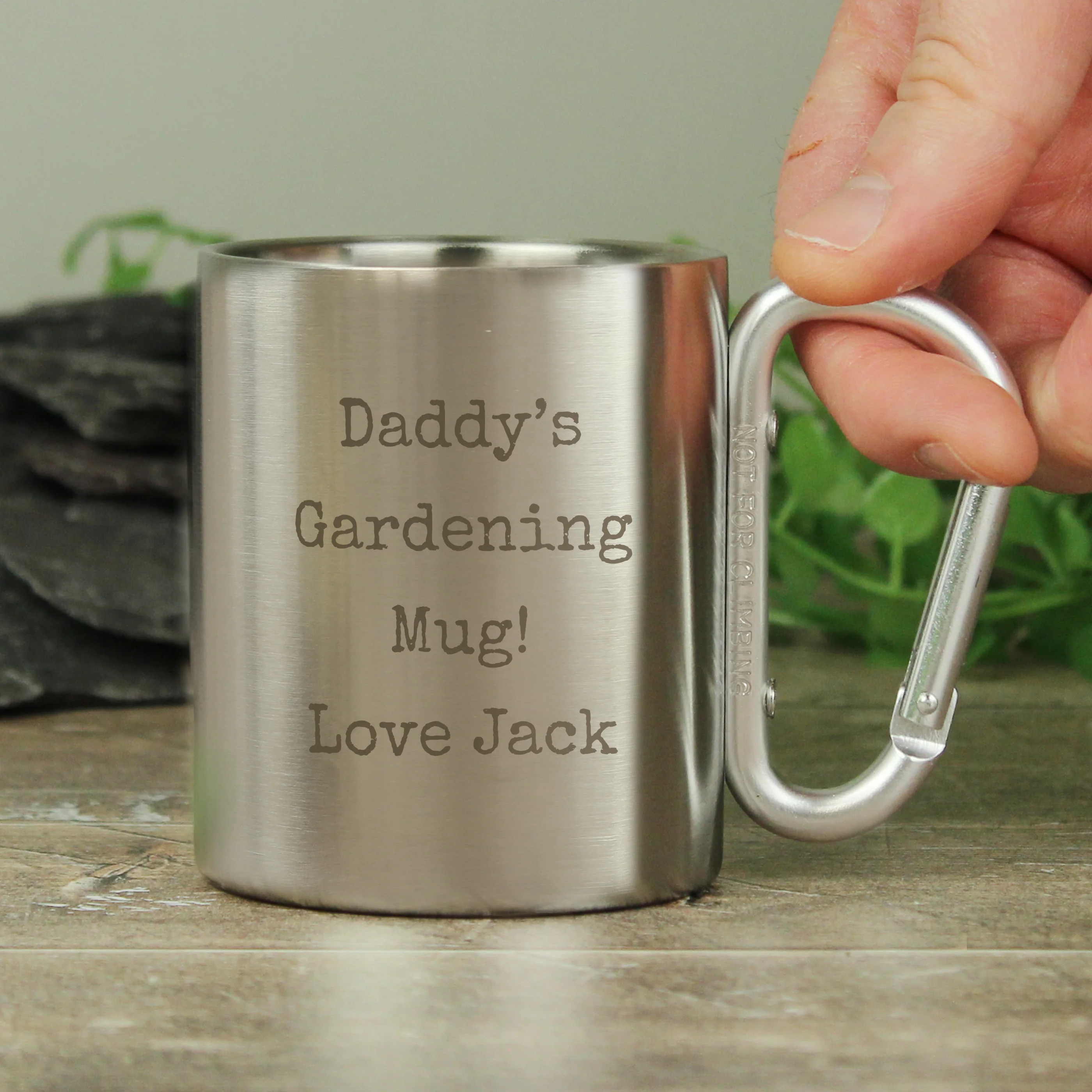 Personalised Free Text Metal Mug - Image 4