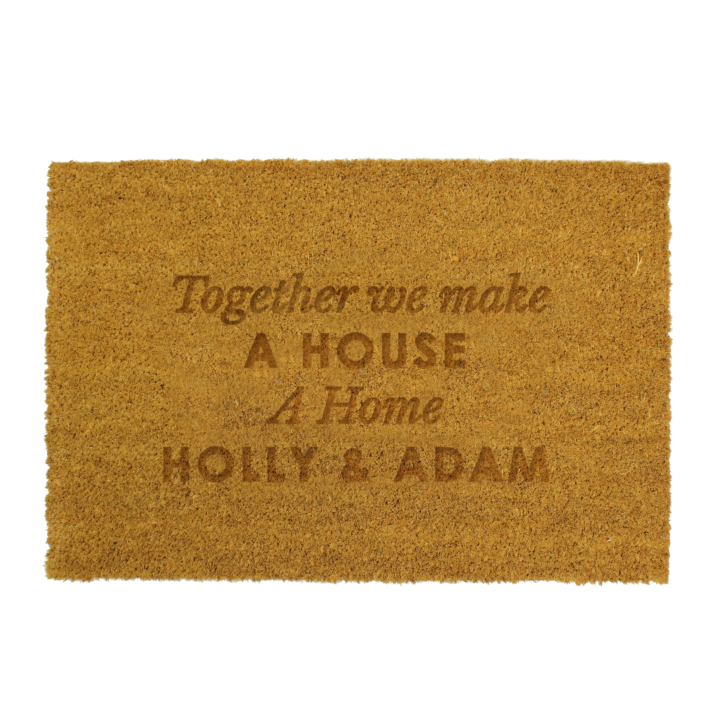 Personalised Free Text Rectangle Indoor Doormat - Image 5