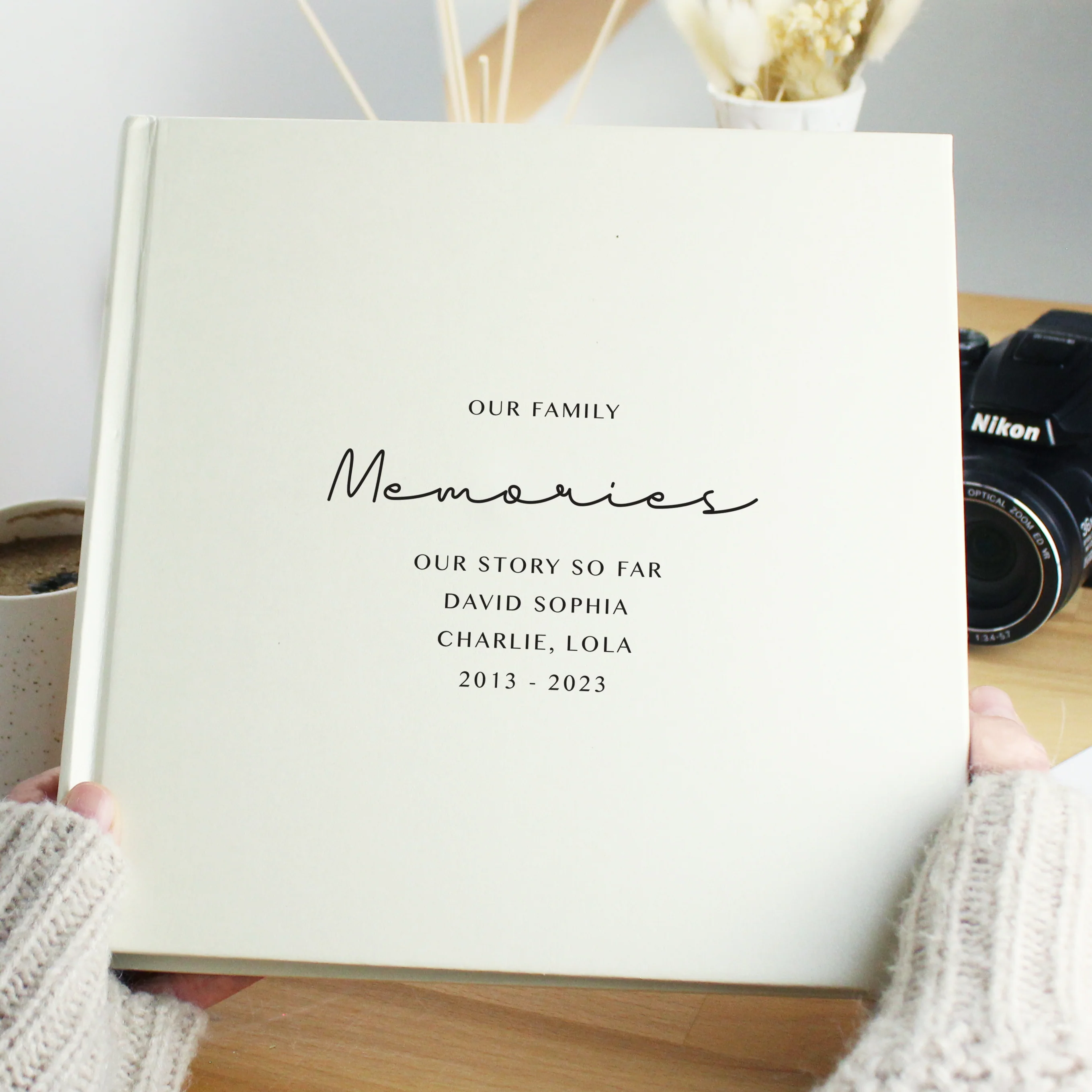 Personalised Free Text Square Photo Album - Image 3