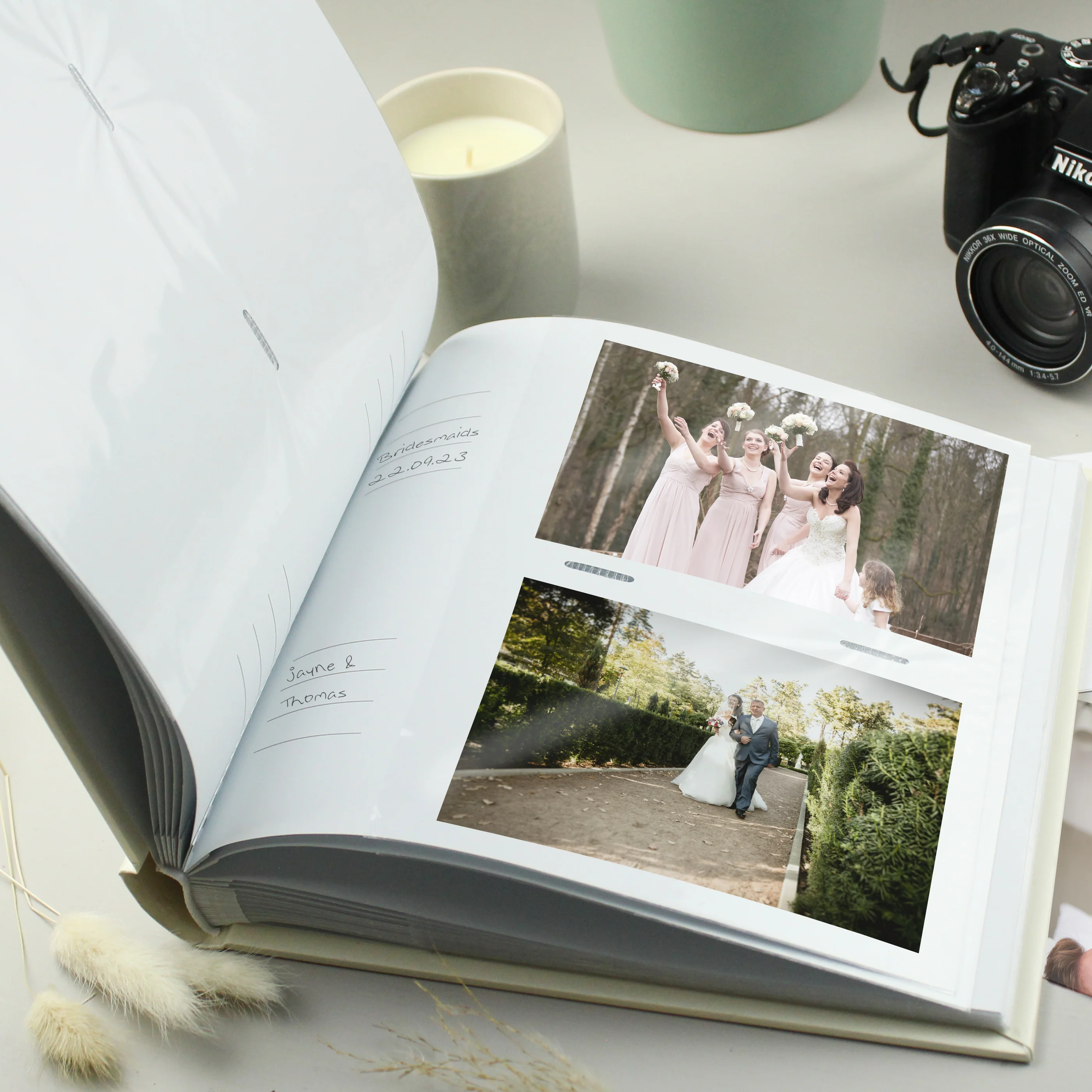 Personalised Free Text Square Photo Album - Image 4