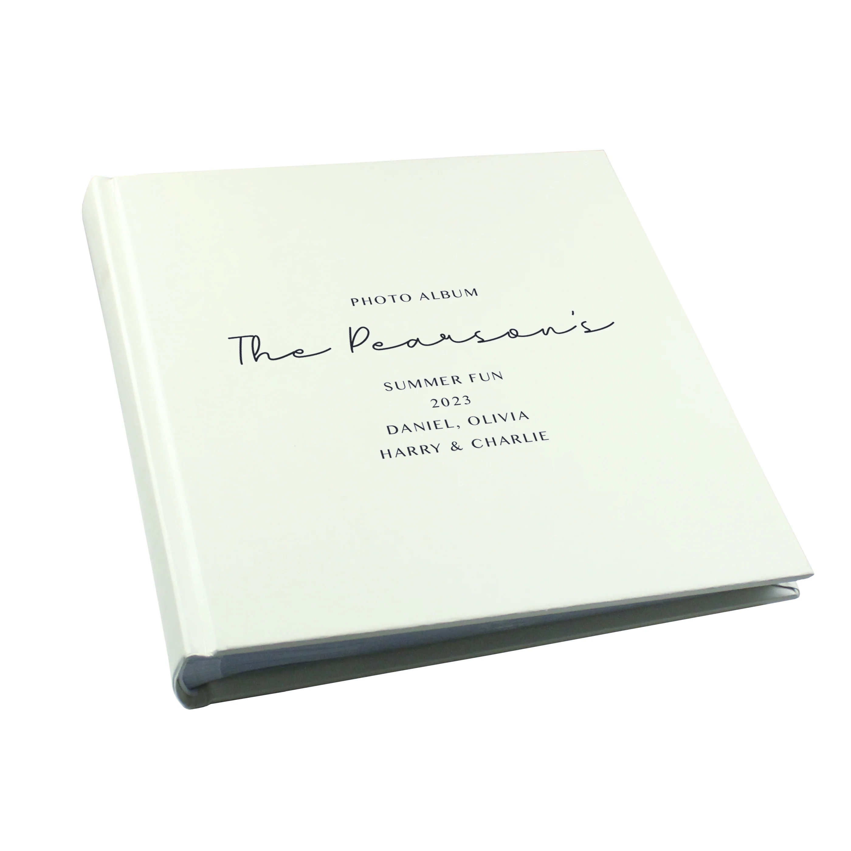 Personalised Free Text Square Photo Album - Image 5