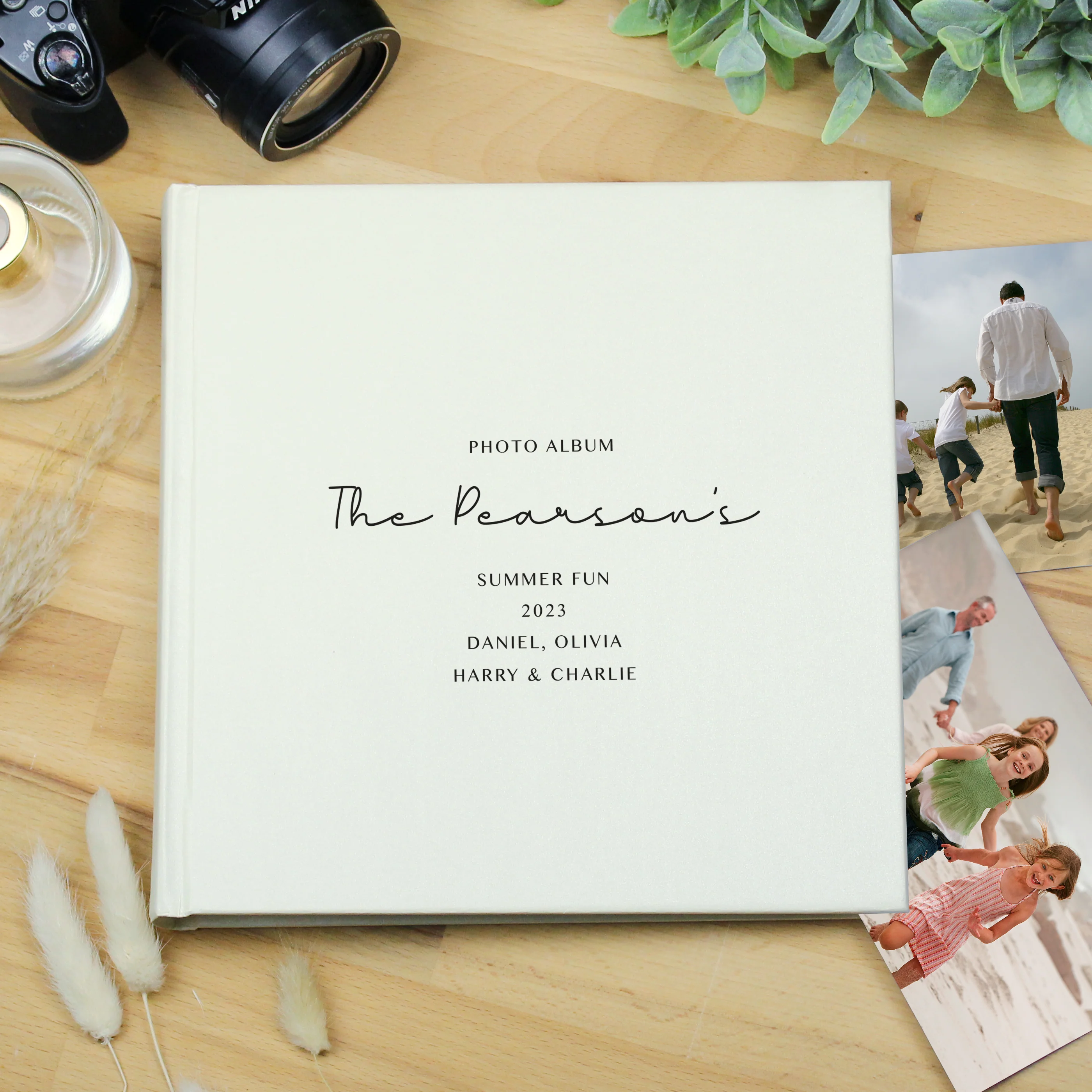 Personalised Free Text Square Photo Album - Image 8