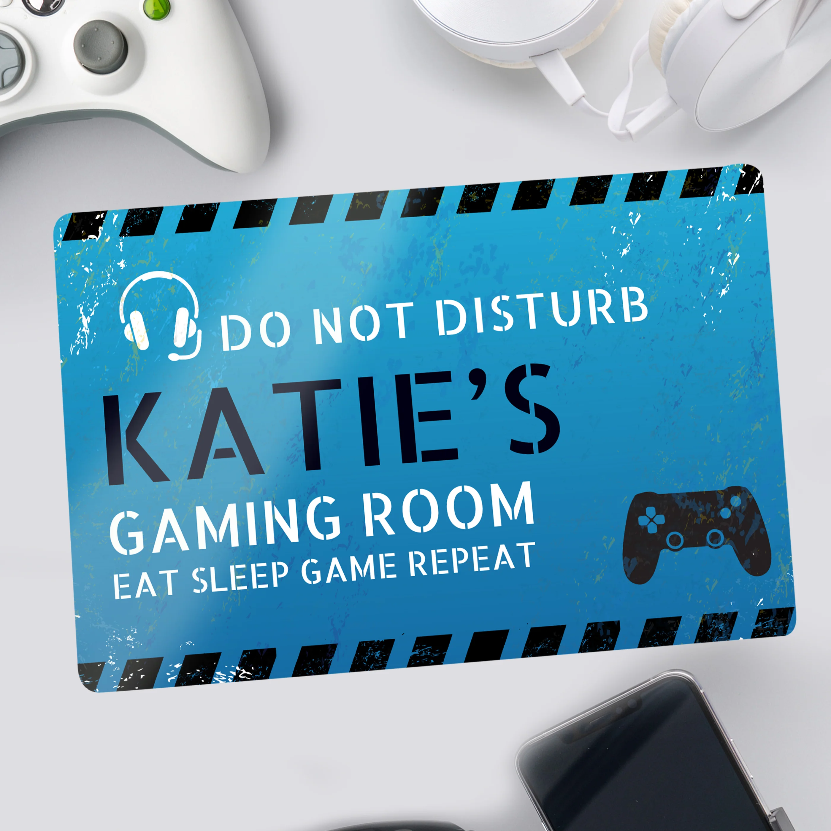 Personalised Gamer Do Not Disturb Metal Sign - Image 2