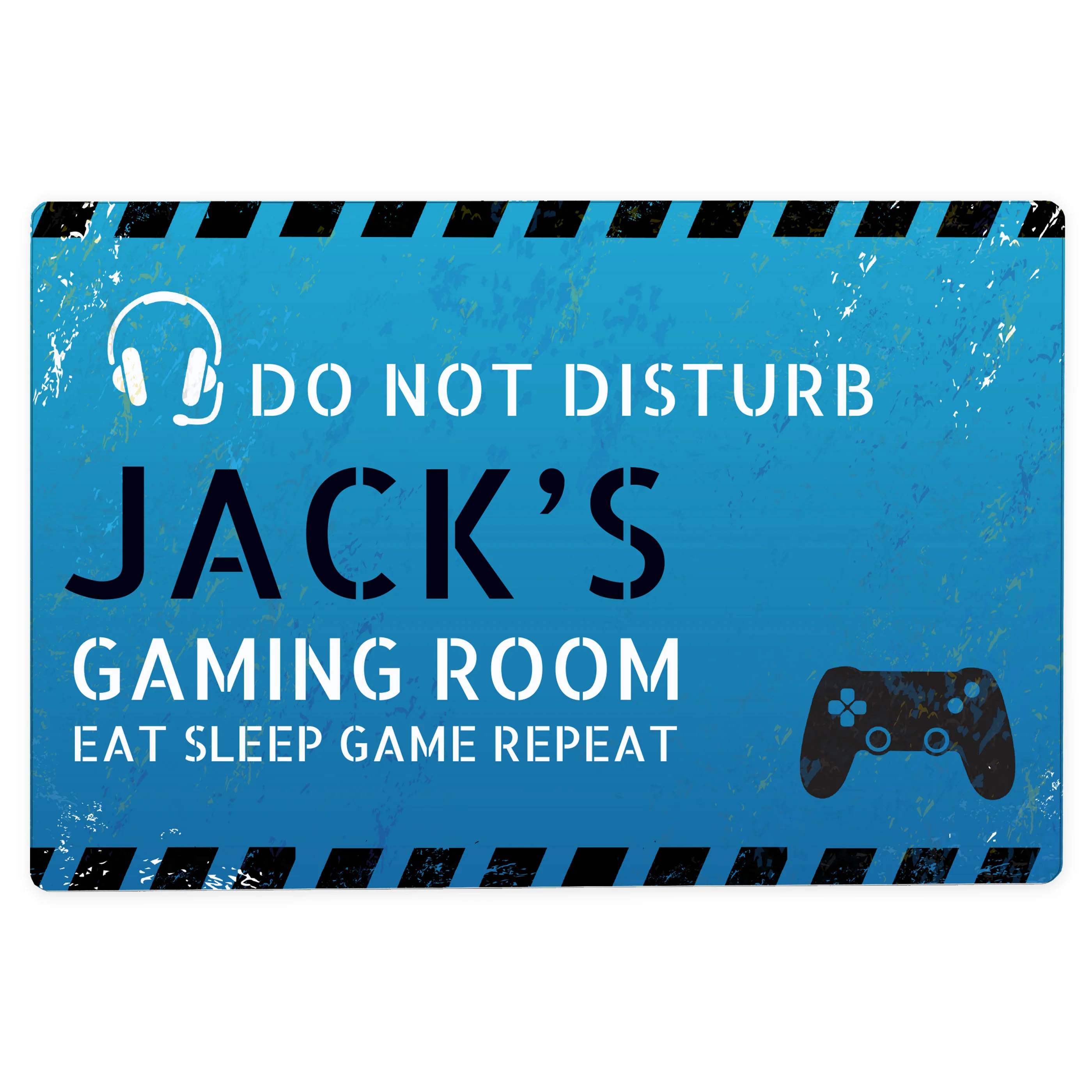 Personalised Gamer Do Not Disturb Metal Sign - Image 4