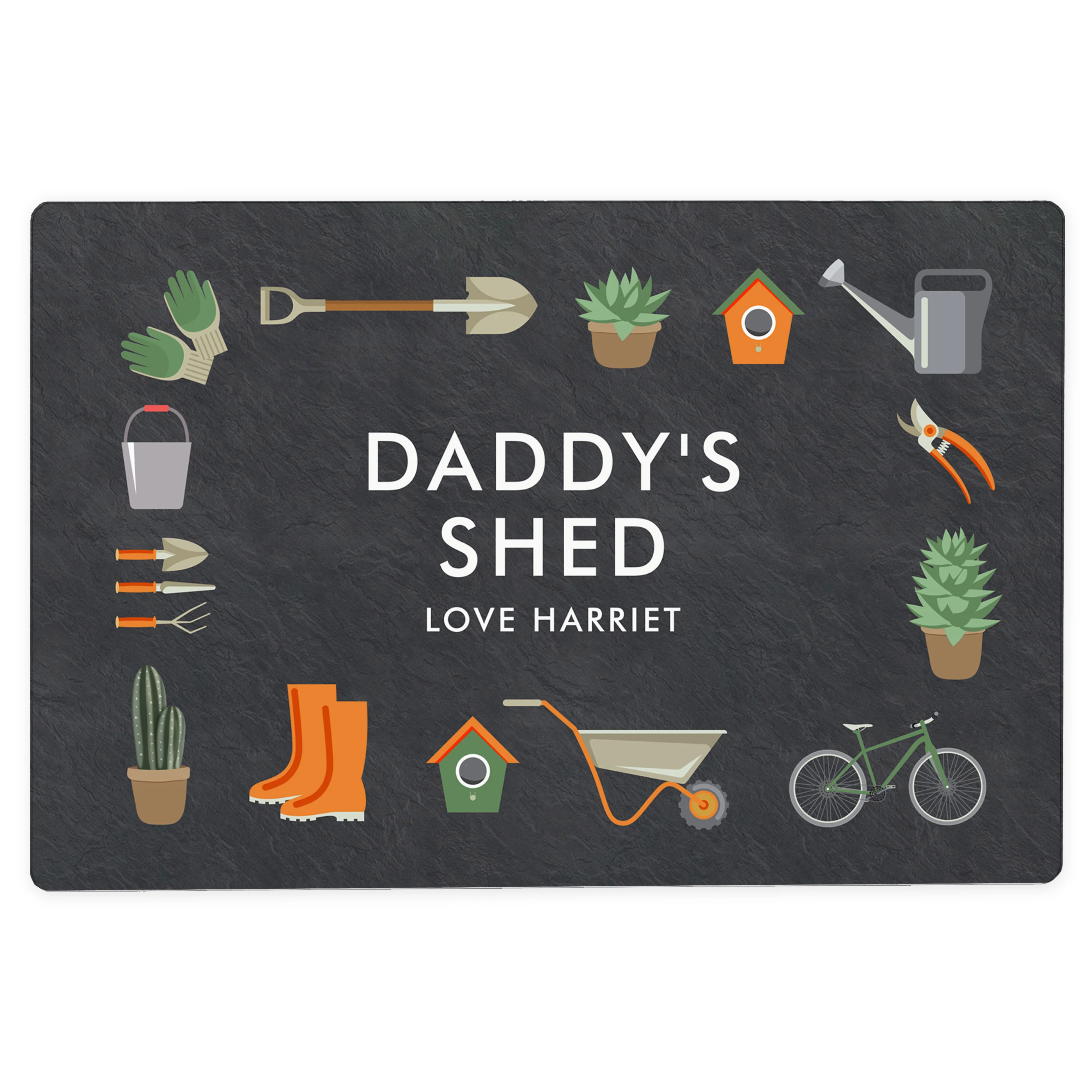Personalised Gardening Metal Sign - Image 2