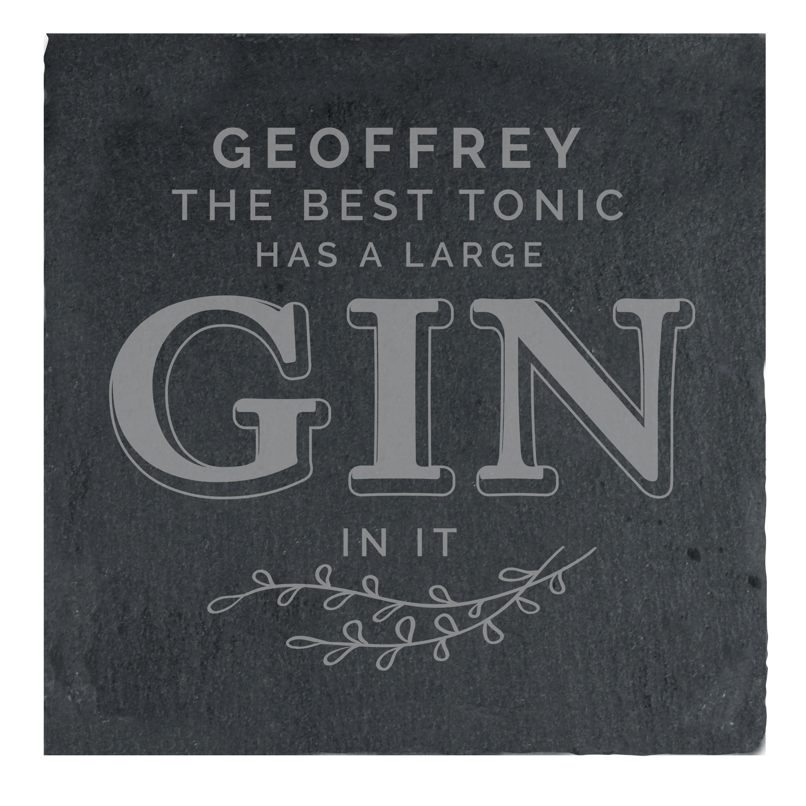 Personalised Gin & Tonic Single Slate Coaster - Image 6