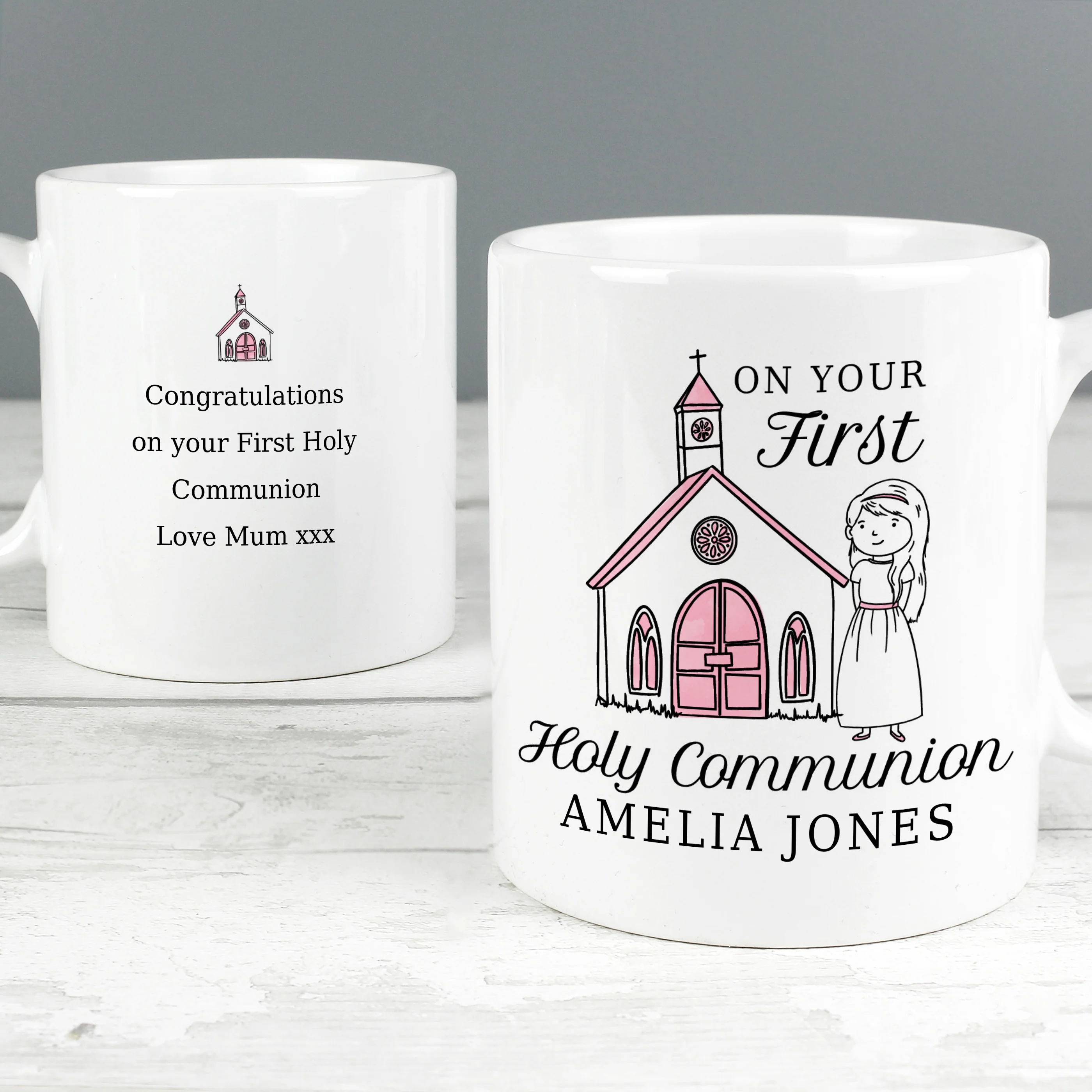 Personalised Girls First Holy Communion Mug - Image 3