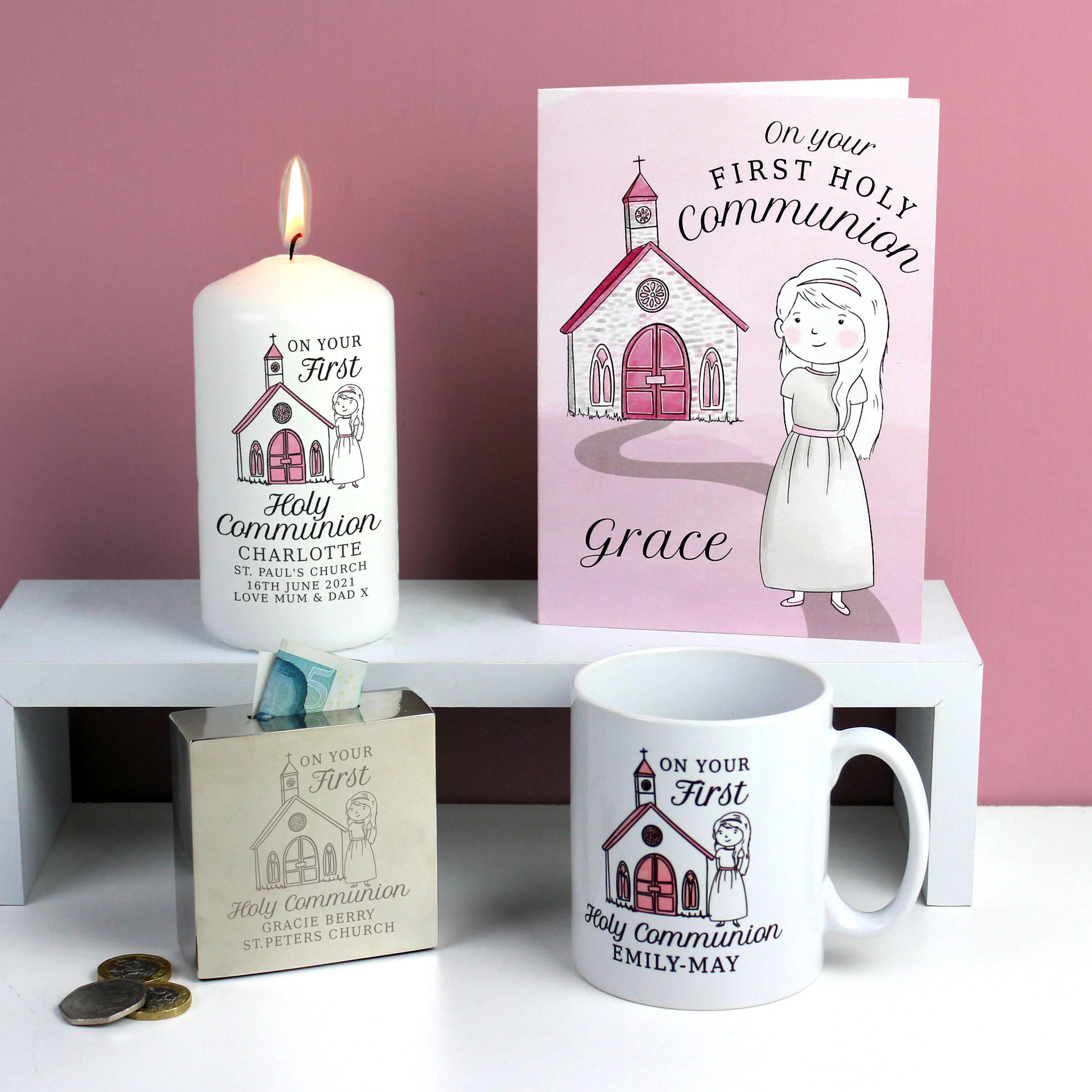 Personalised Girls First Holy Communion Mug - Image 5