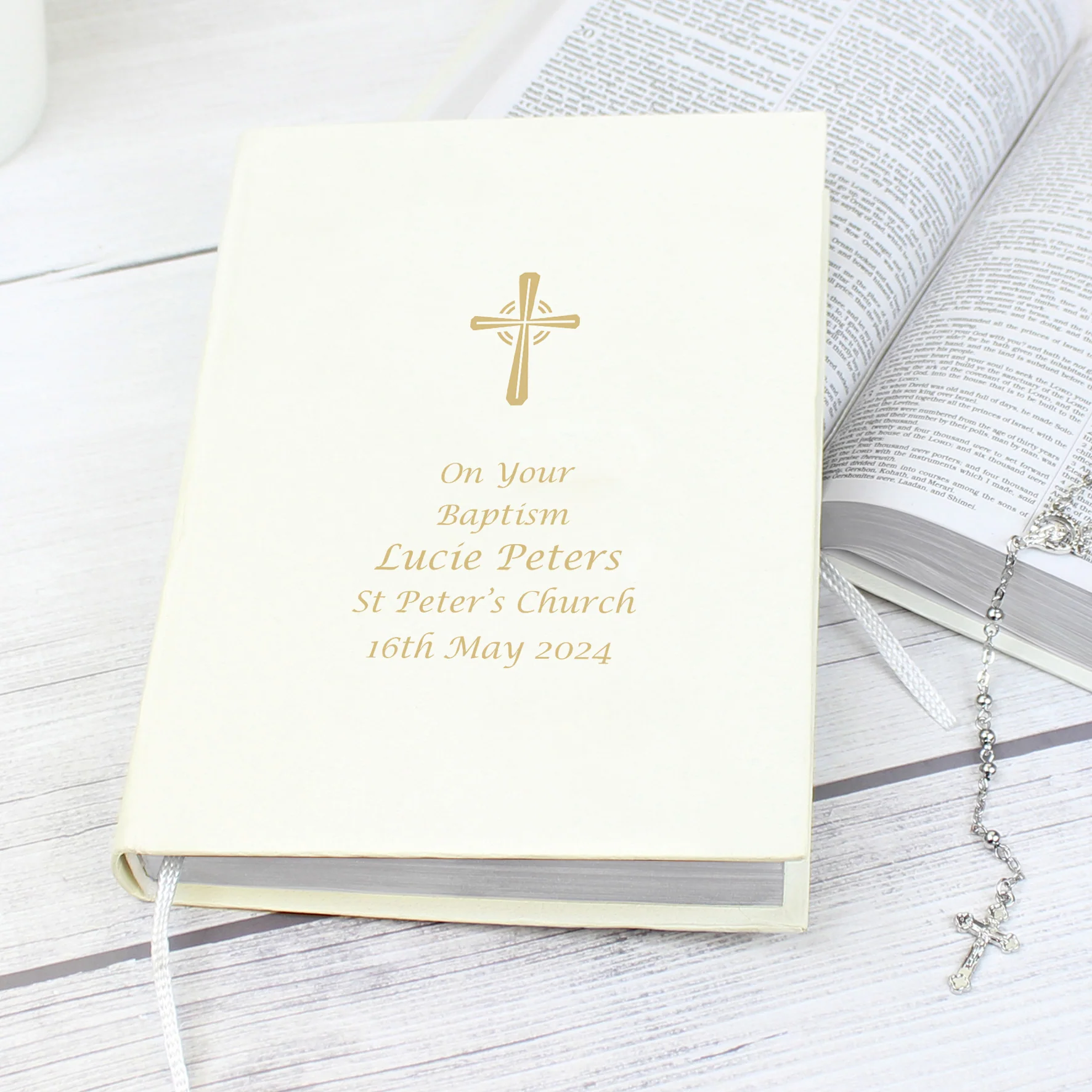 Personalised Gold Companion Holy Bible - Eco-friendly - Image 3